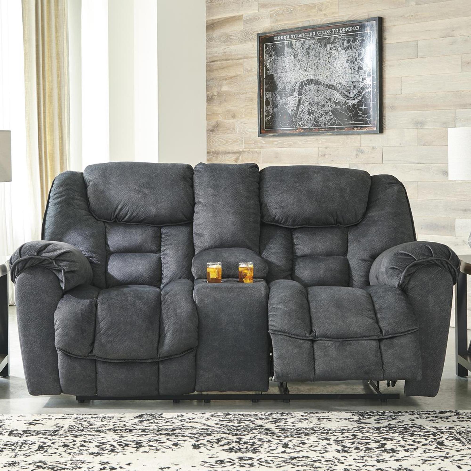 Signature Design by Ashley Capehorn Manual Reclining Loveseat with