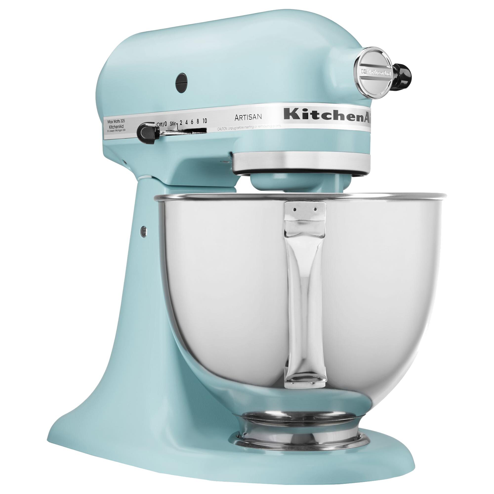 Afstoting Master diploma Handschrift KitchenAid Artisan 5-Quart Tilt-Head Stand Mixer in Mineral Water Blue | NFM