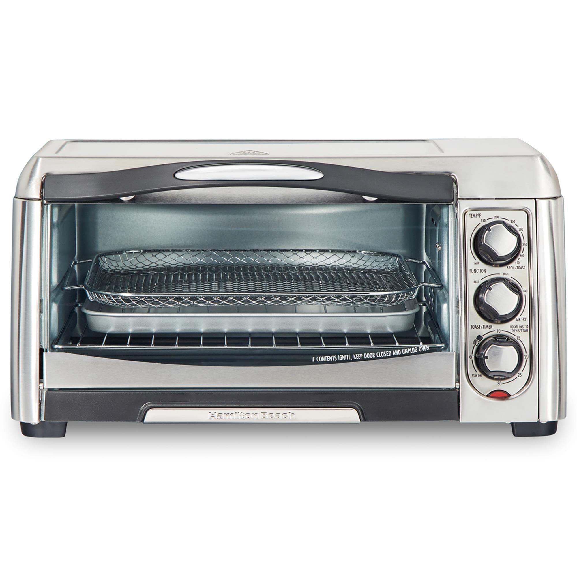 Hamilton Beach 6-Slice Sure Crisp Air Fryer Oven