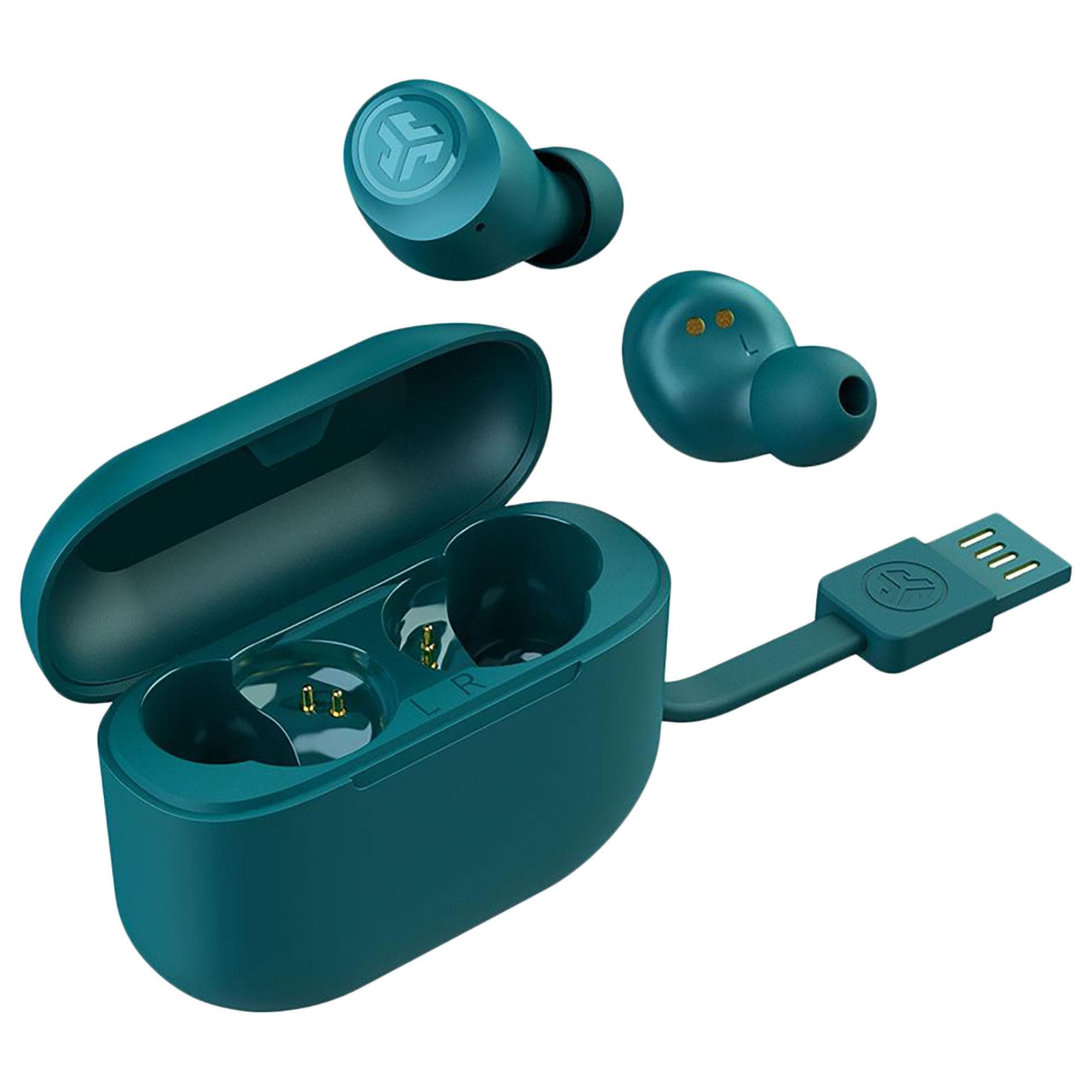 スマホアクセサリー イヤホンジャック JLab Go Air Pop True Wireless Earbuds in Teal | NFM