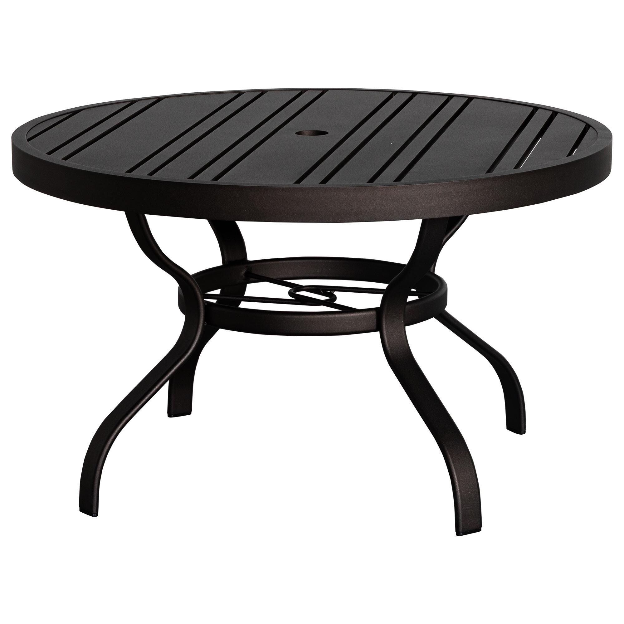 Woodard 36" Round Patio Coffee Table in Twilight Table Only Shop NFM