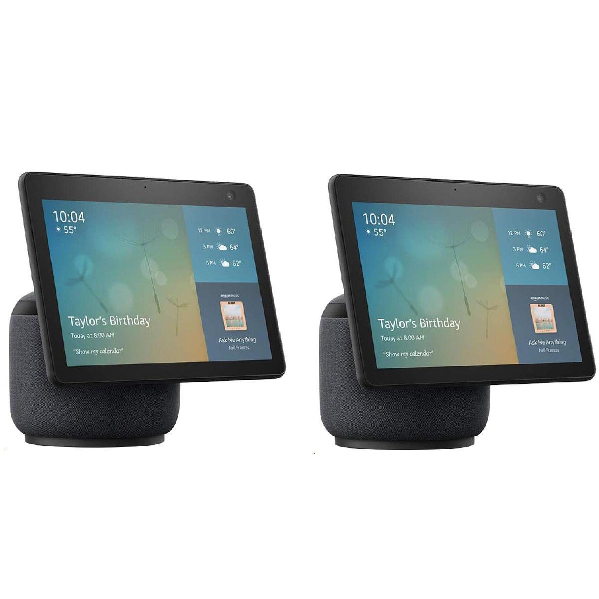 Amazon 2 Echo Show 10 HD Smart Displays with Motion and