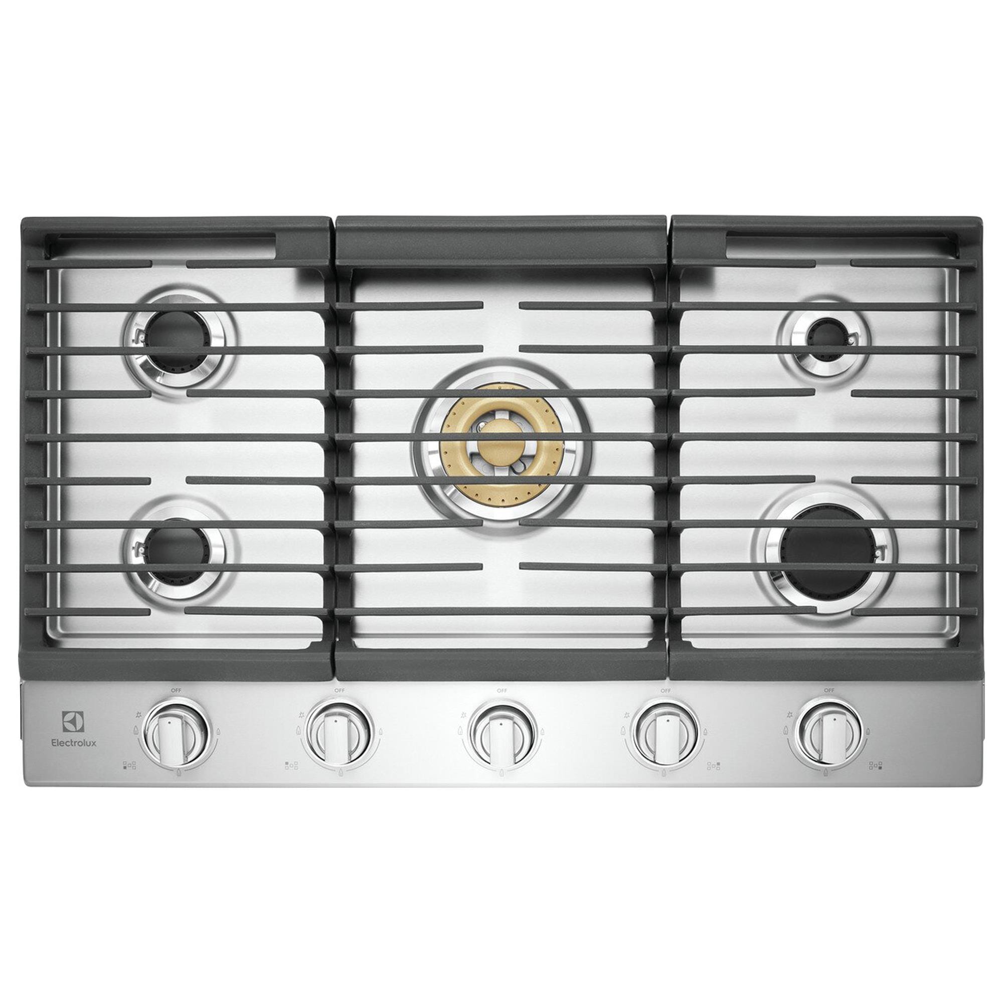 Electrolux 36 Gas Cooktop with Griddle in Stainless Steel NFM