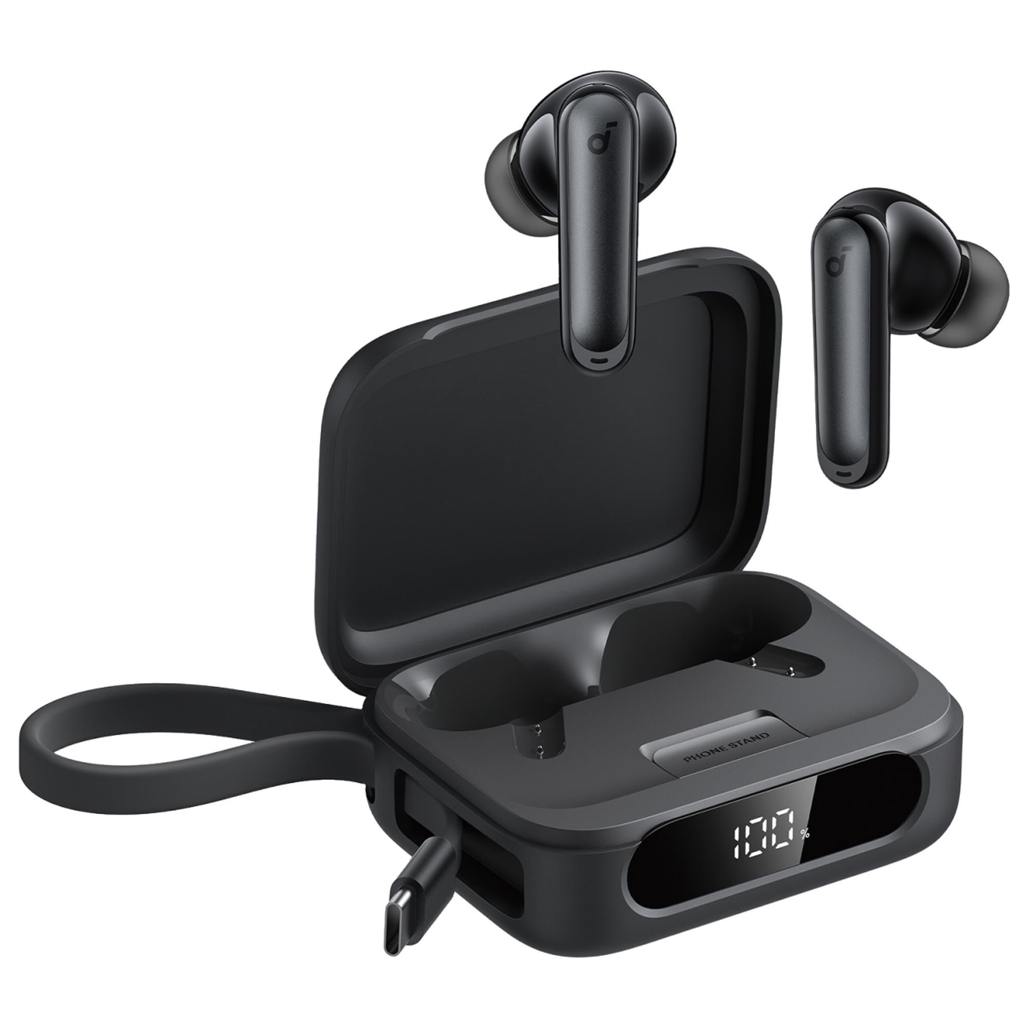 Mohali Bakers Best Wireless Earbuds For Running Anker P41i Wireless Earbuds  With Power Bank In Black