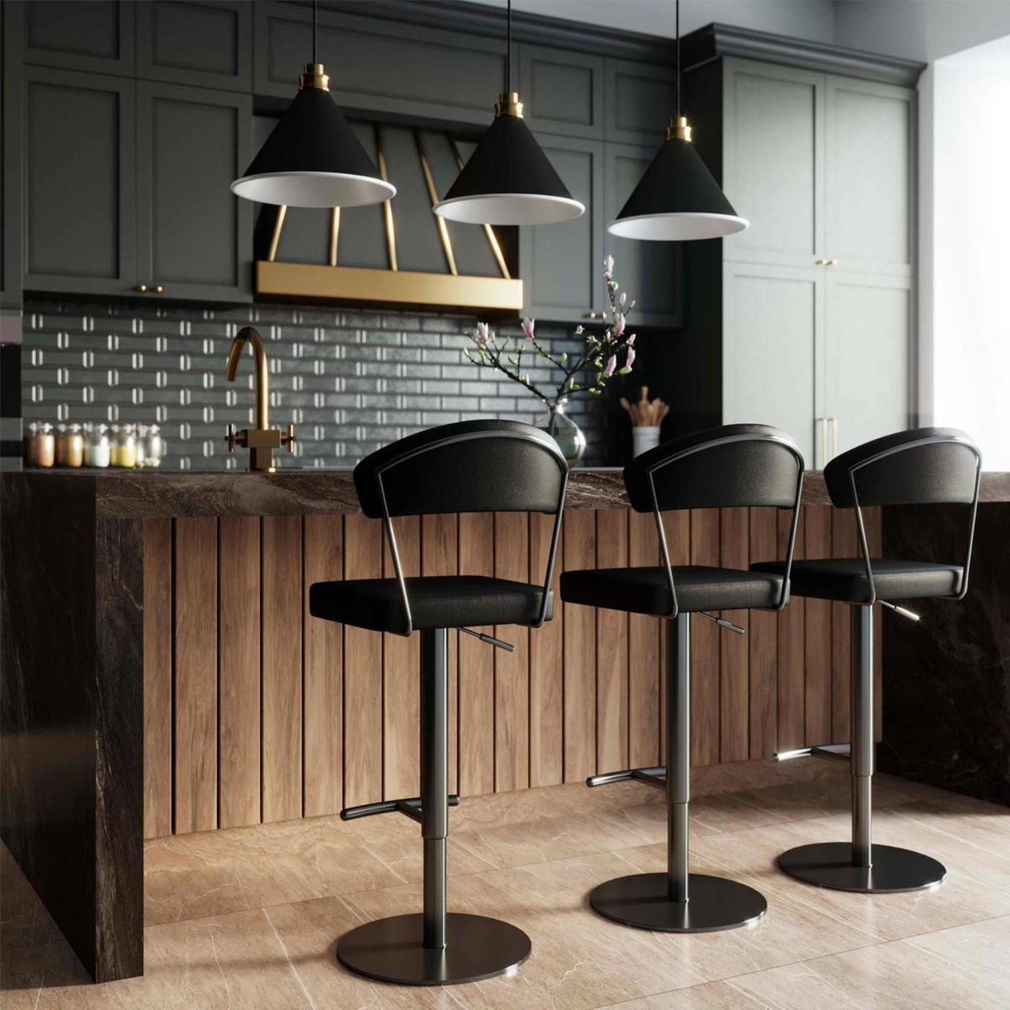 Tov Furniture Cosmo Bar Stool in Black NFM