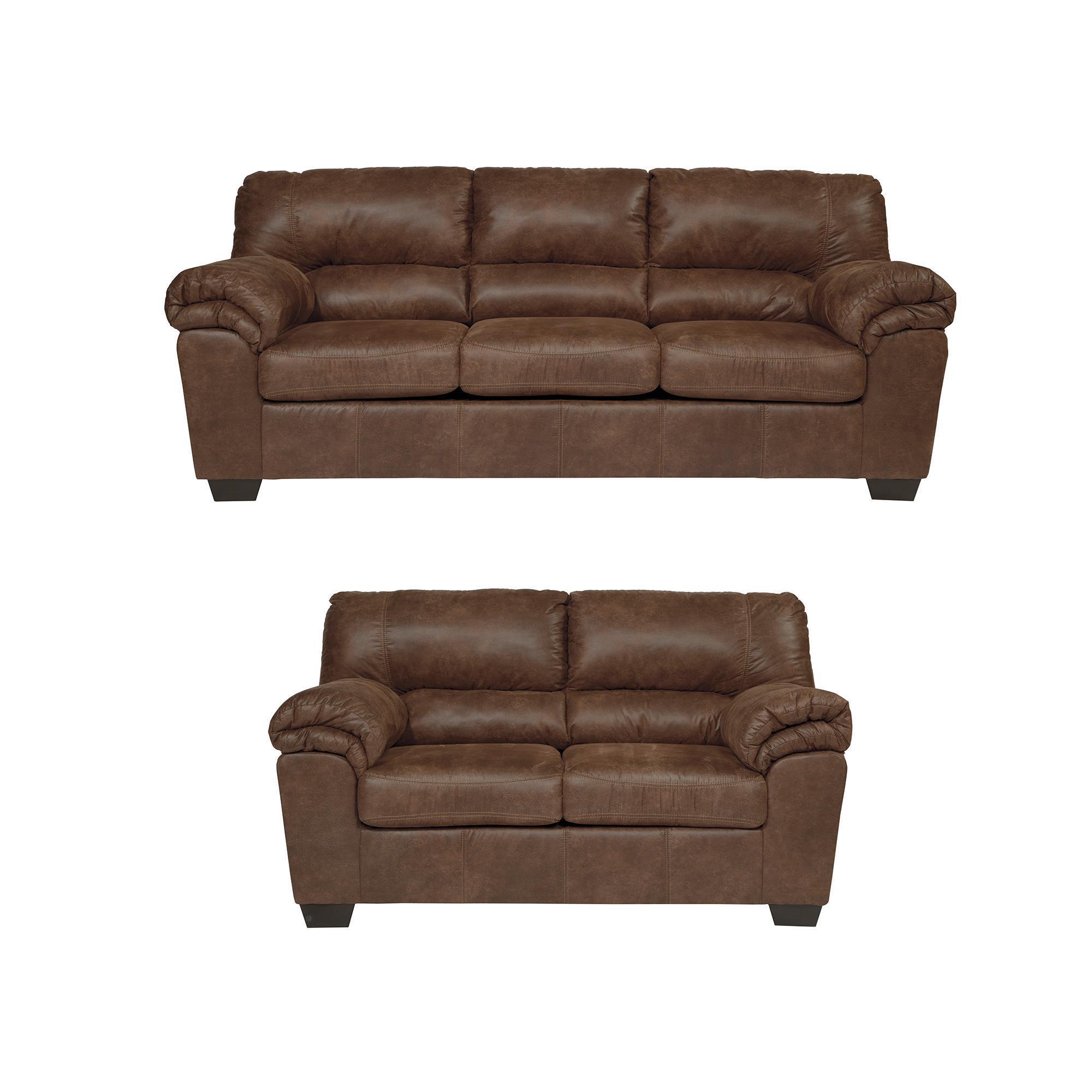 Signature Design by Ashley Bladen Sofa and Loveseat in Coffee