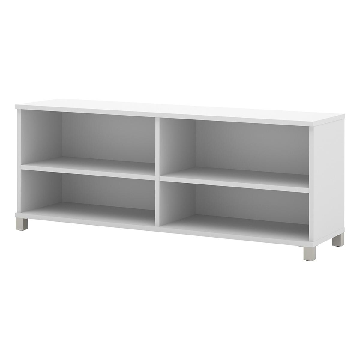 Bestar ProLinea Credenza in White Nebraska Furniture Mart