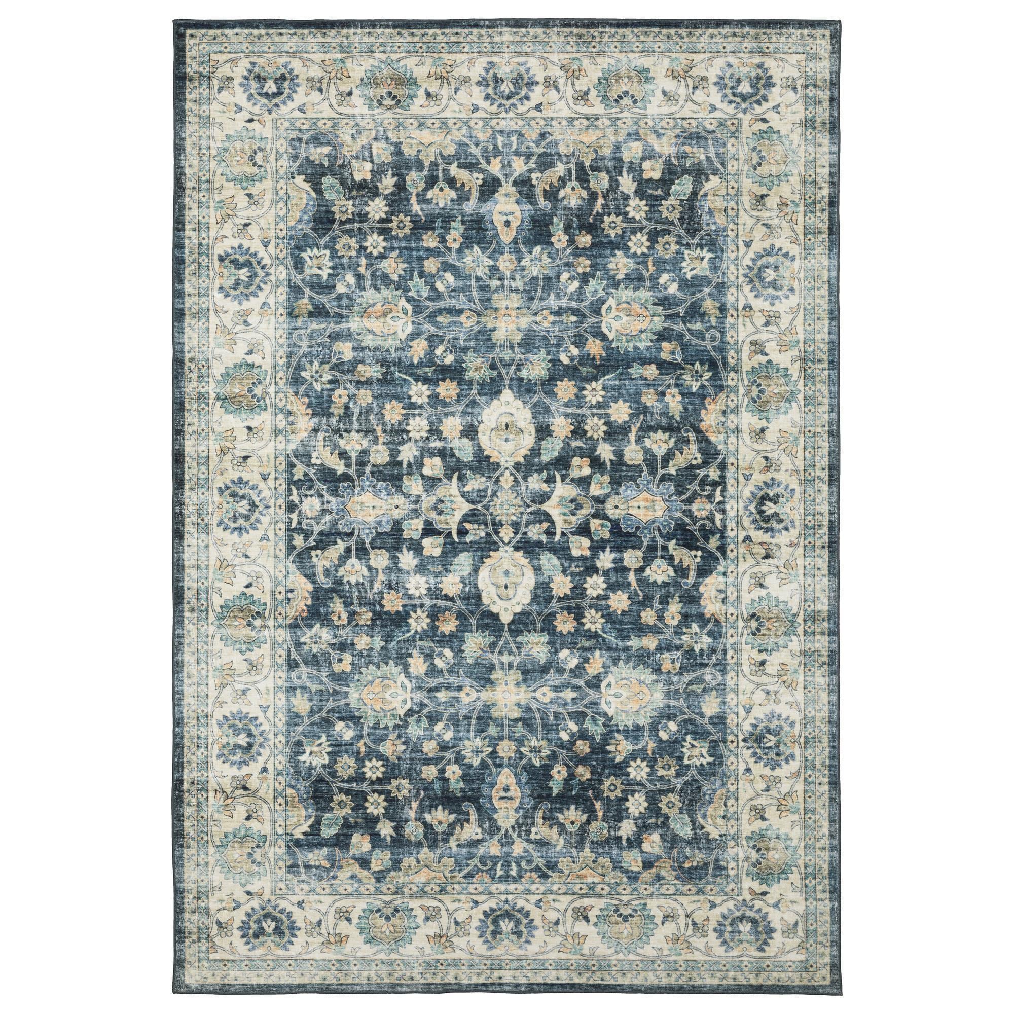 Oriental Weavers Sumter 2' x 3' Blue and Ivory Area Rug