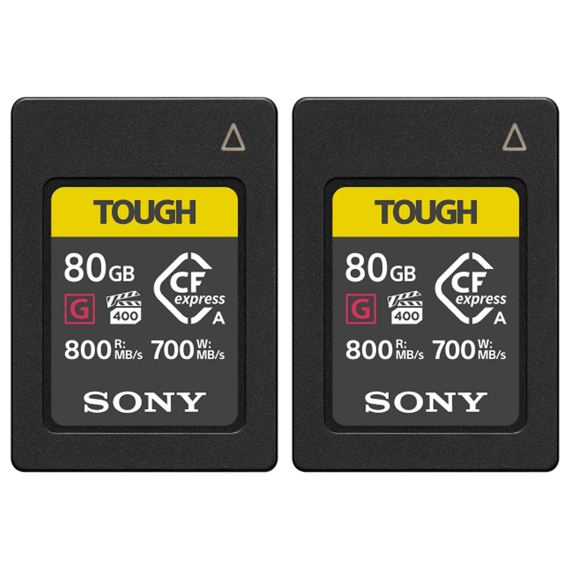 Sony 80GB CFexpress Type A Tough Memory Card - Set of 2 | NFM