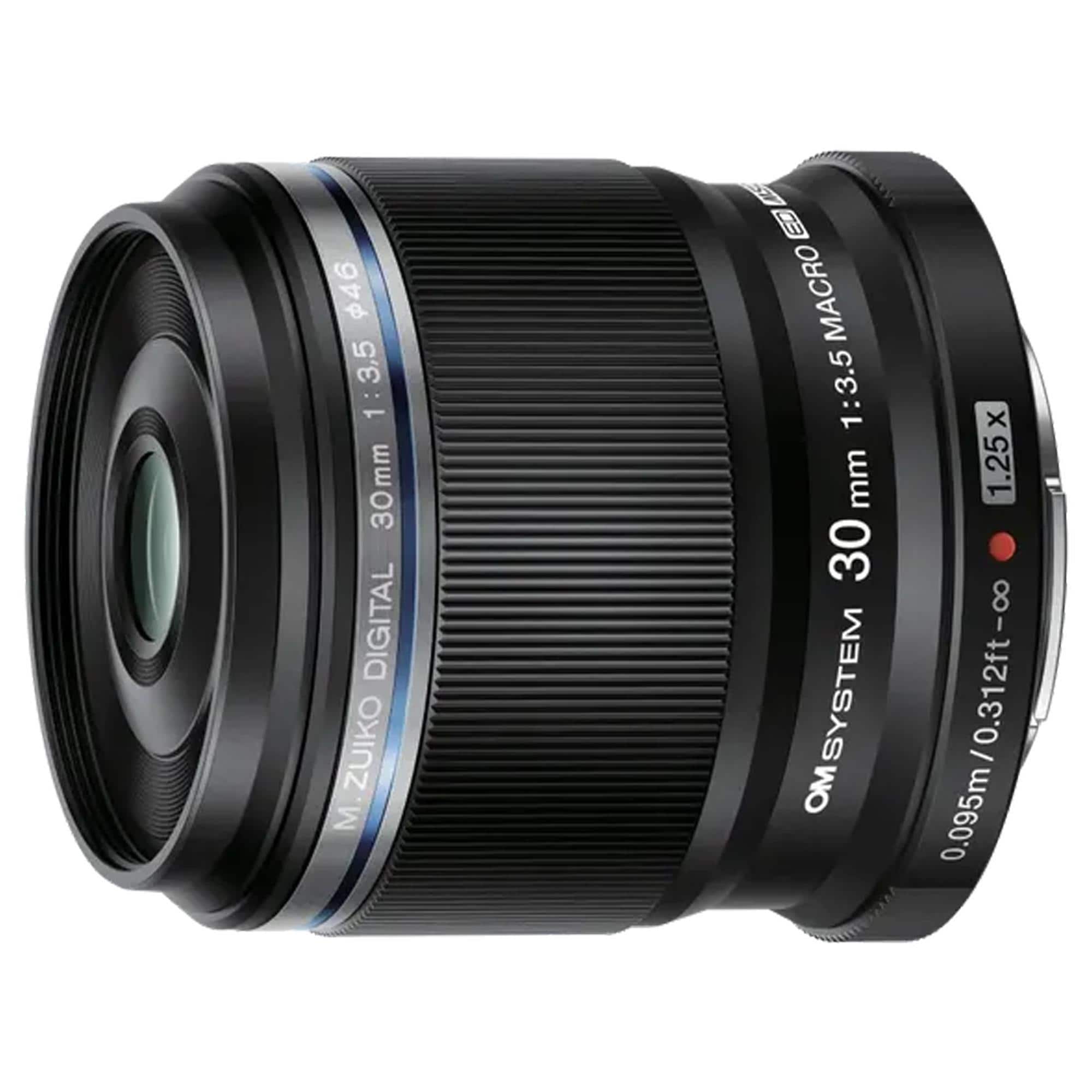 OM- System M.Zuiko Digital ED 30mm f/3.5 Macro Lens in Black