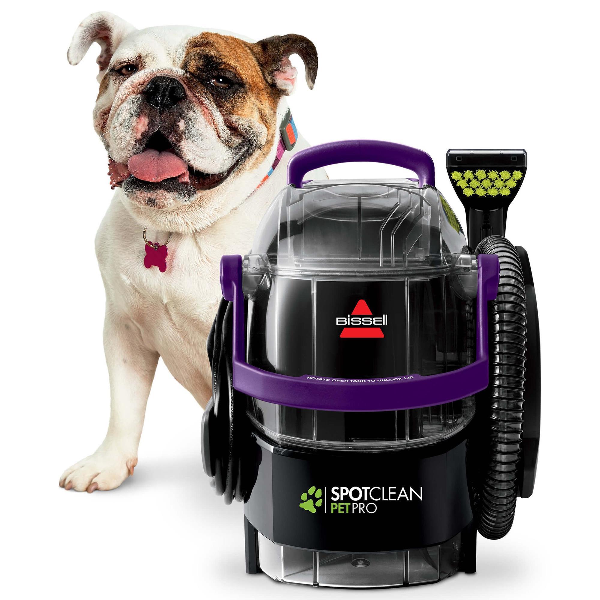 Bissell SpotClean Pro Pet Portable Carpet Cleaner in Purple and