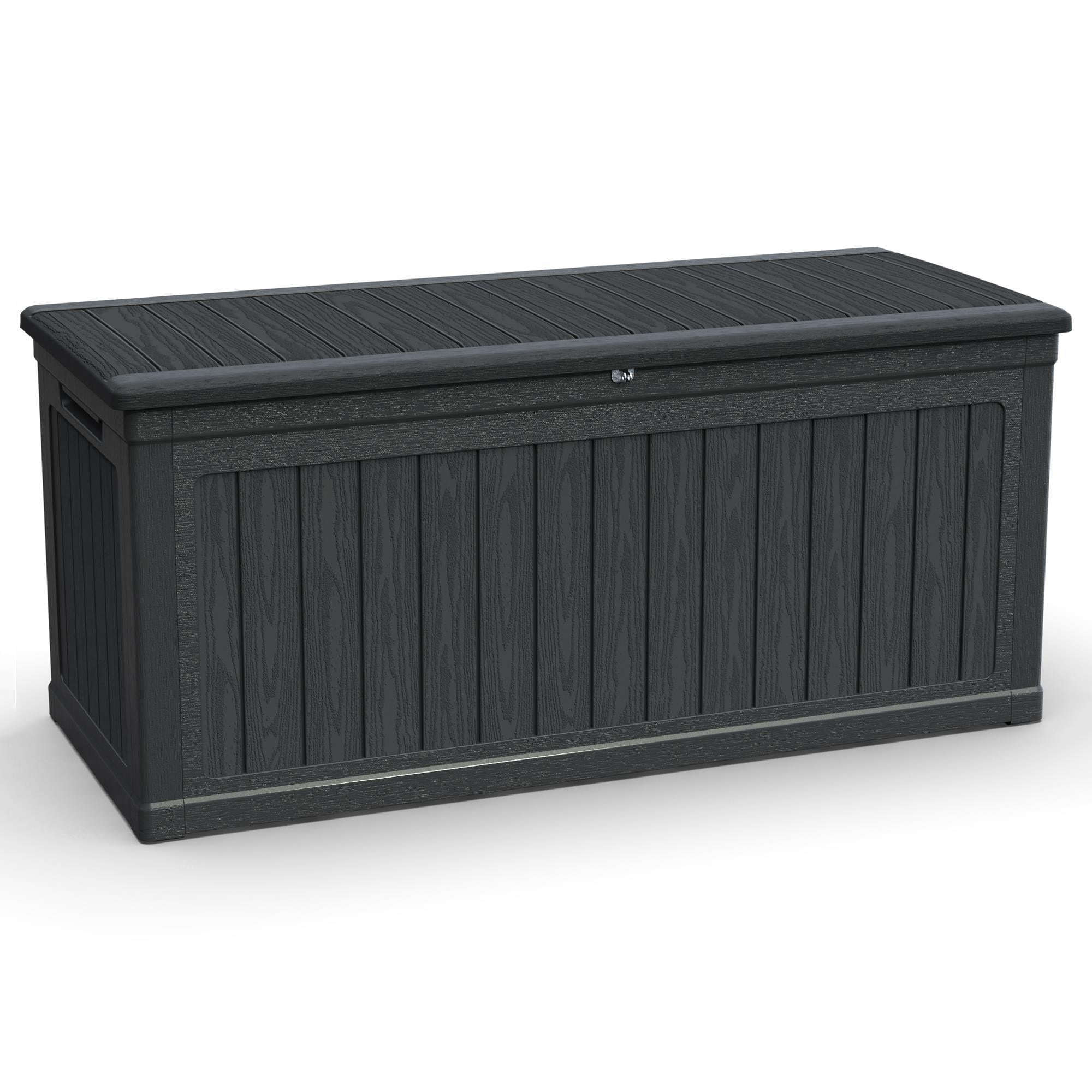 HOMLUX 260-Gallon Outdoor Storage Deck Box with Easy-Lift System
