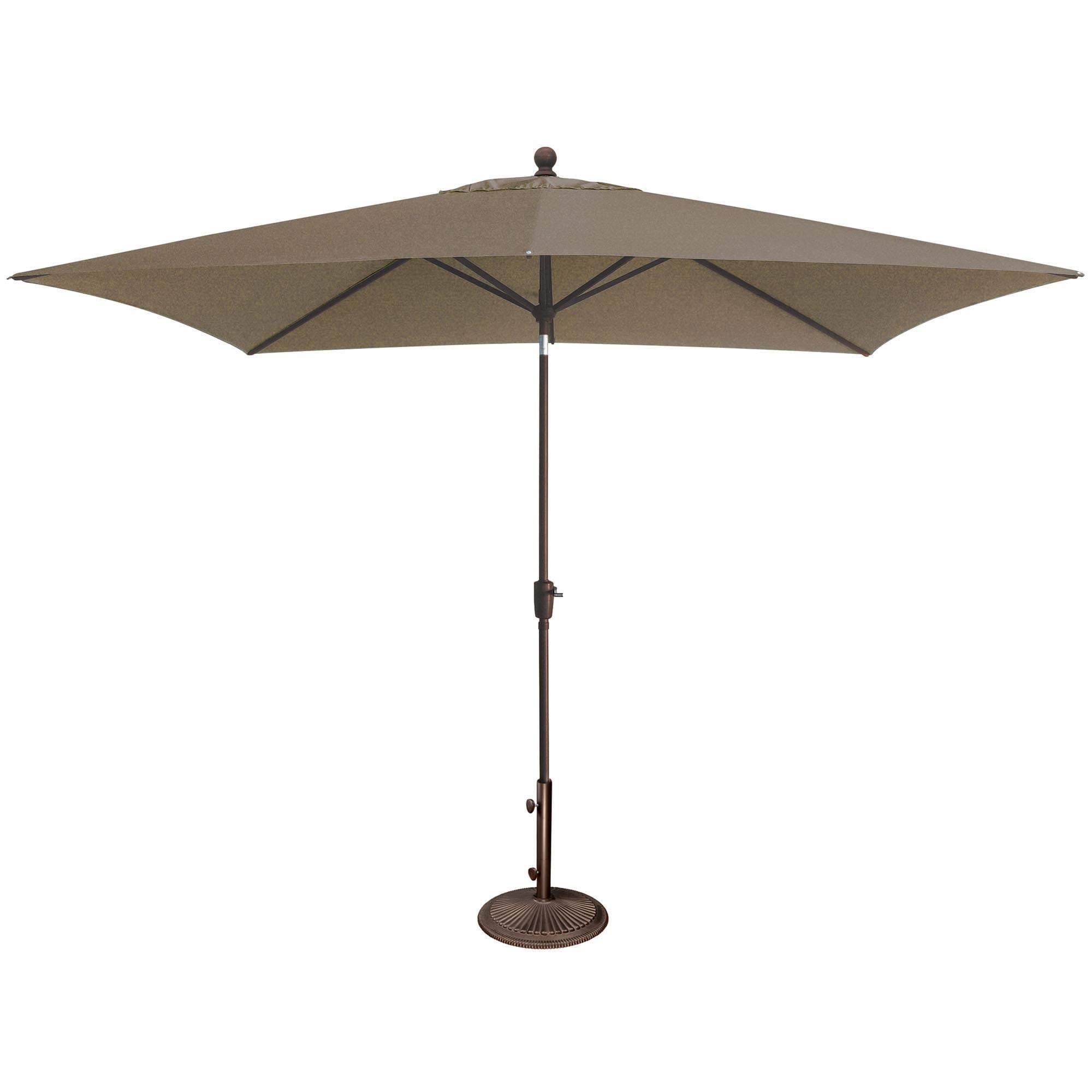 Treasure Garden Umbrella with Stand in Sesame