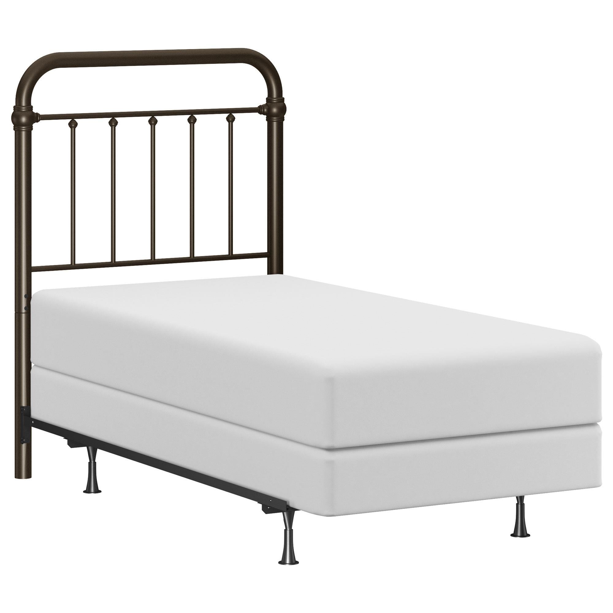 Richlands Furniture Kirkland Full/Queen Slat Metal Bed in Dark Bronze