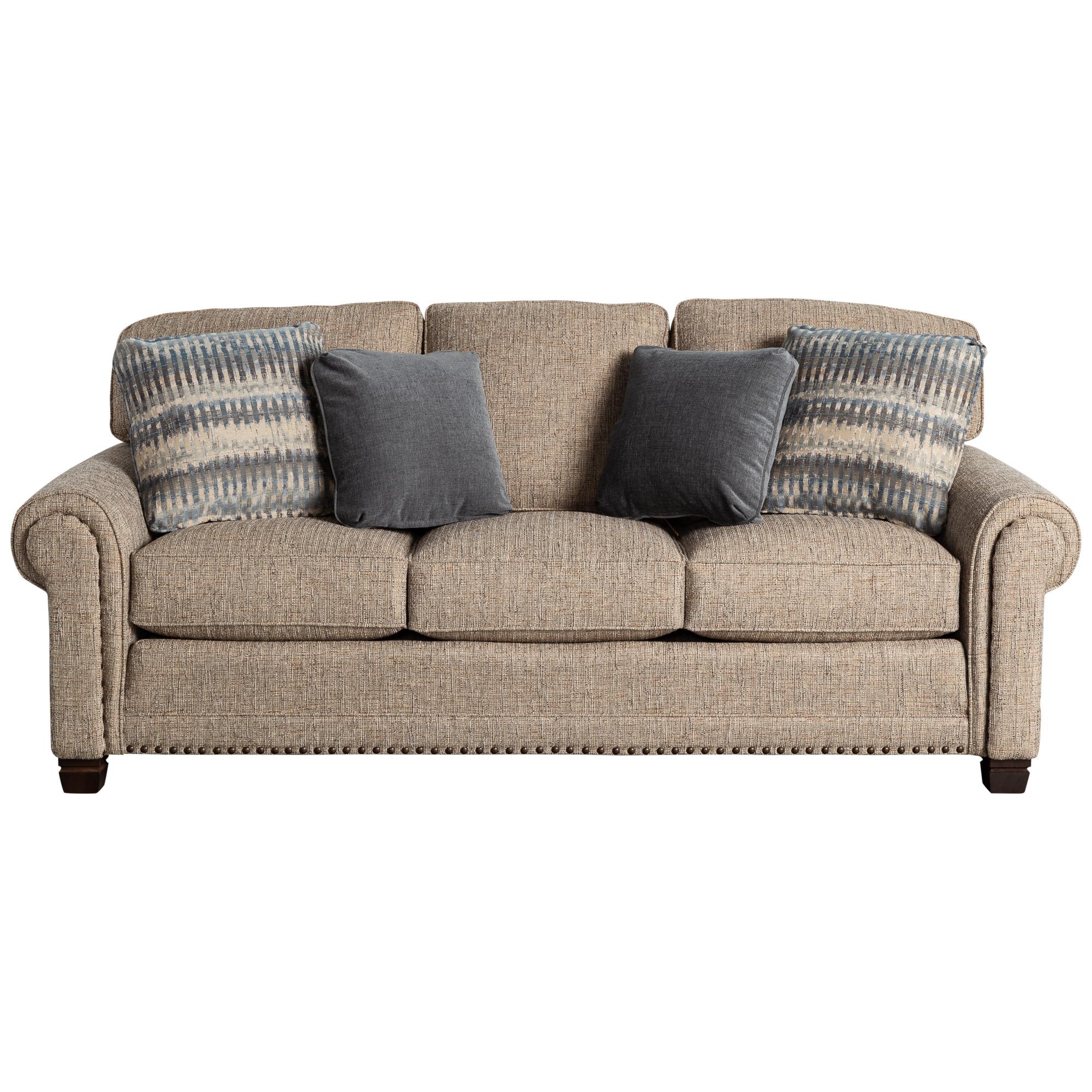 Smith Brothers Sofa In Multitone Brown