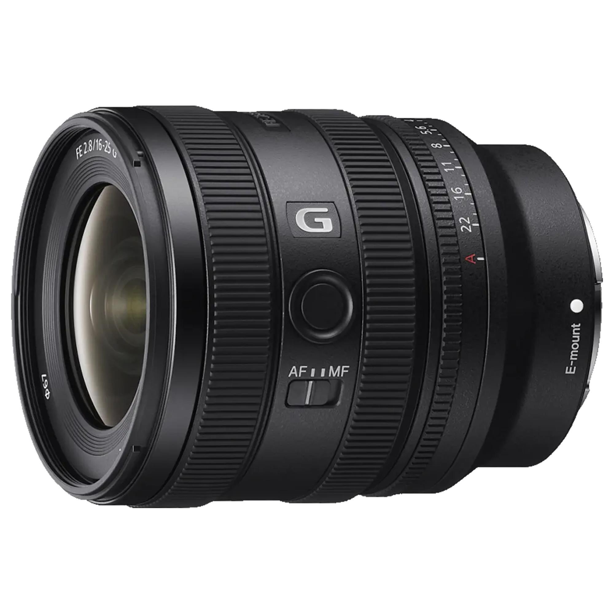 Sony FE 16-25mm F2.8 G Compact Lightweight Wide Zoom Lens in