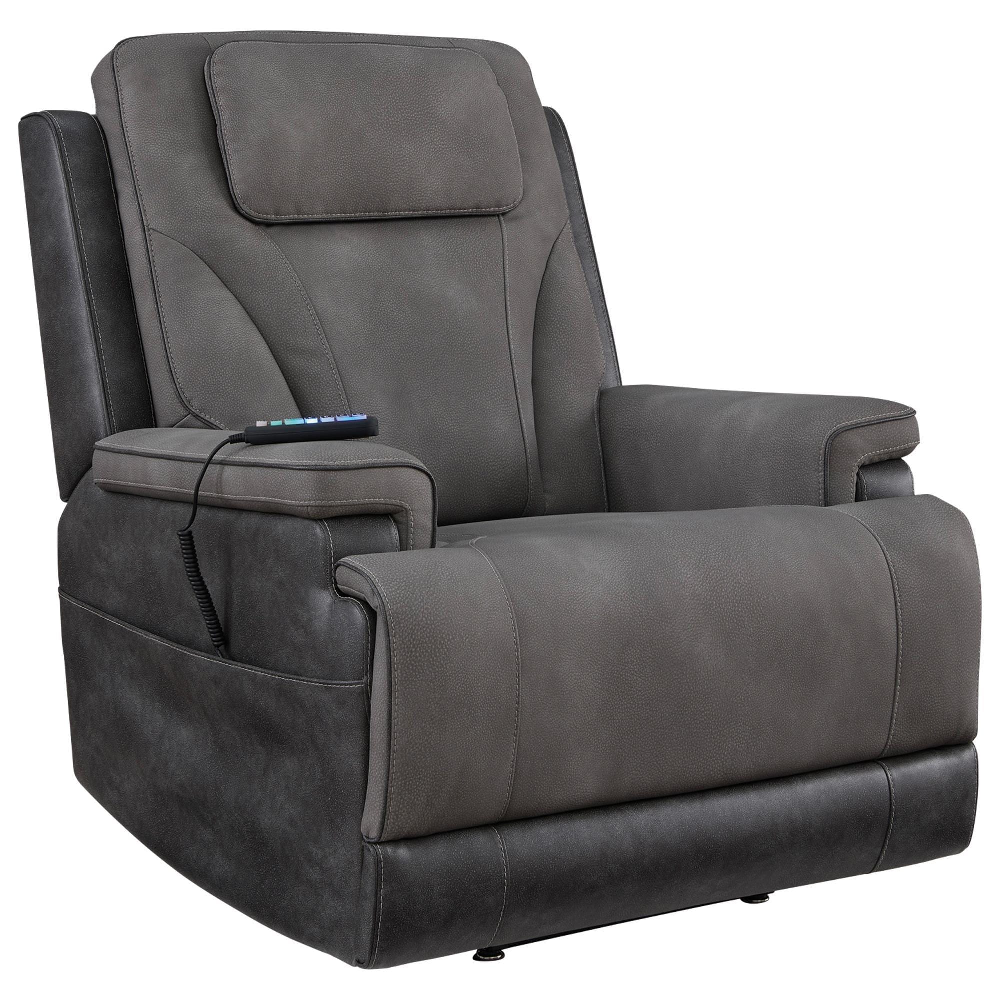 Ashley 4Z-Peaceful Pause Power Lift Recliner in Slate