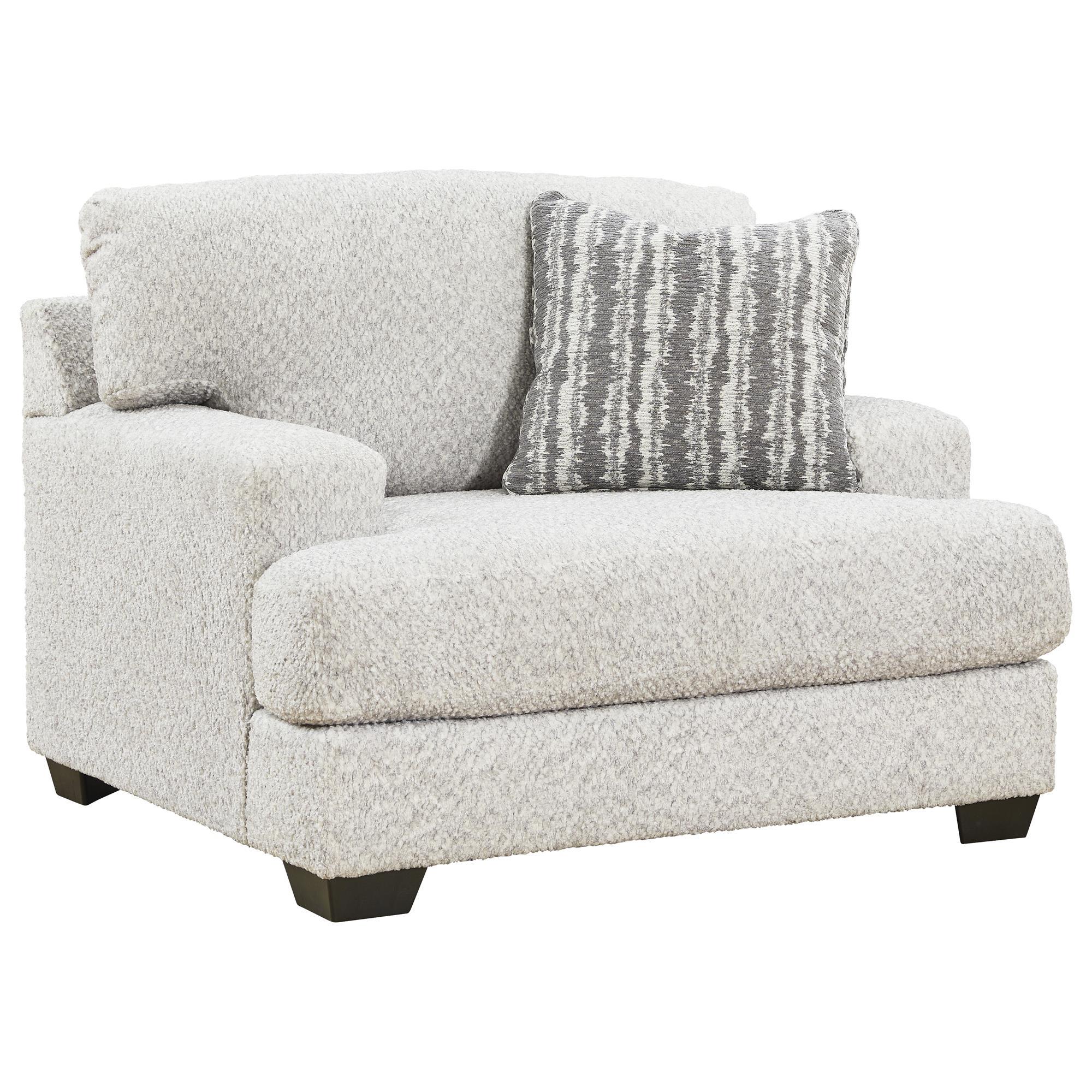 Oversized chair sales and ottoman