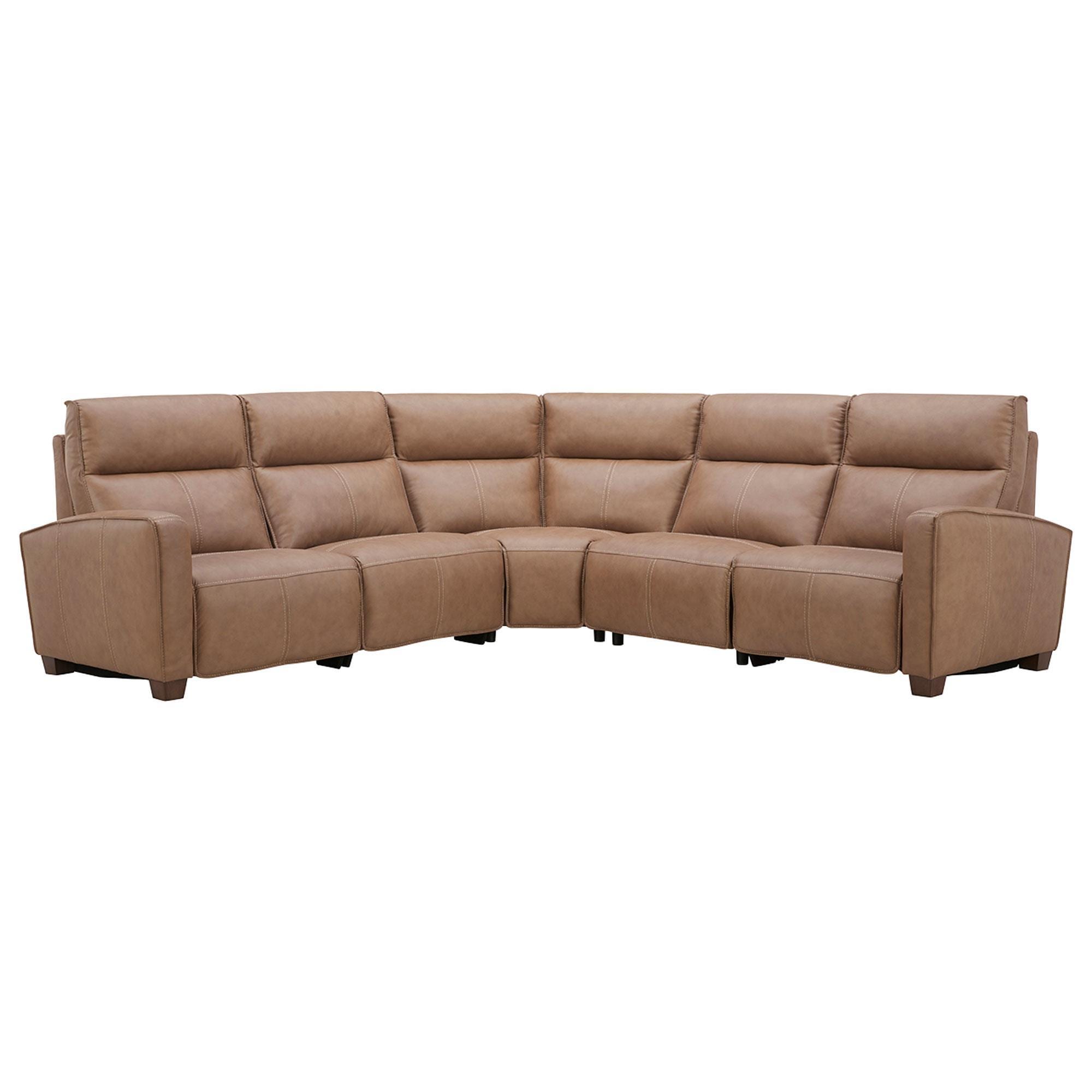 Interlochen 5-Piece Leather Power Reclining Sectional with Power