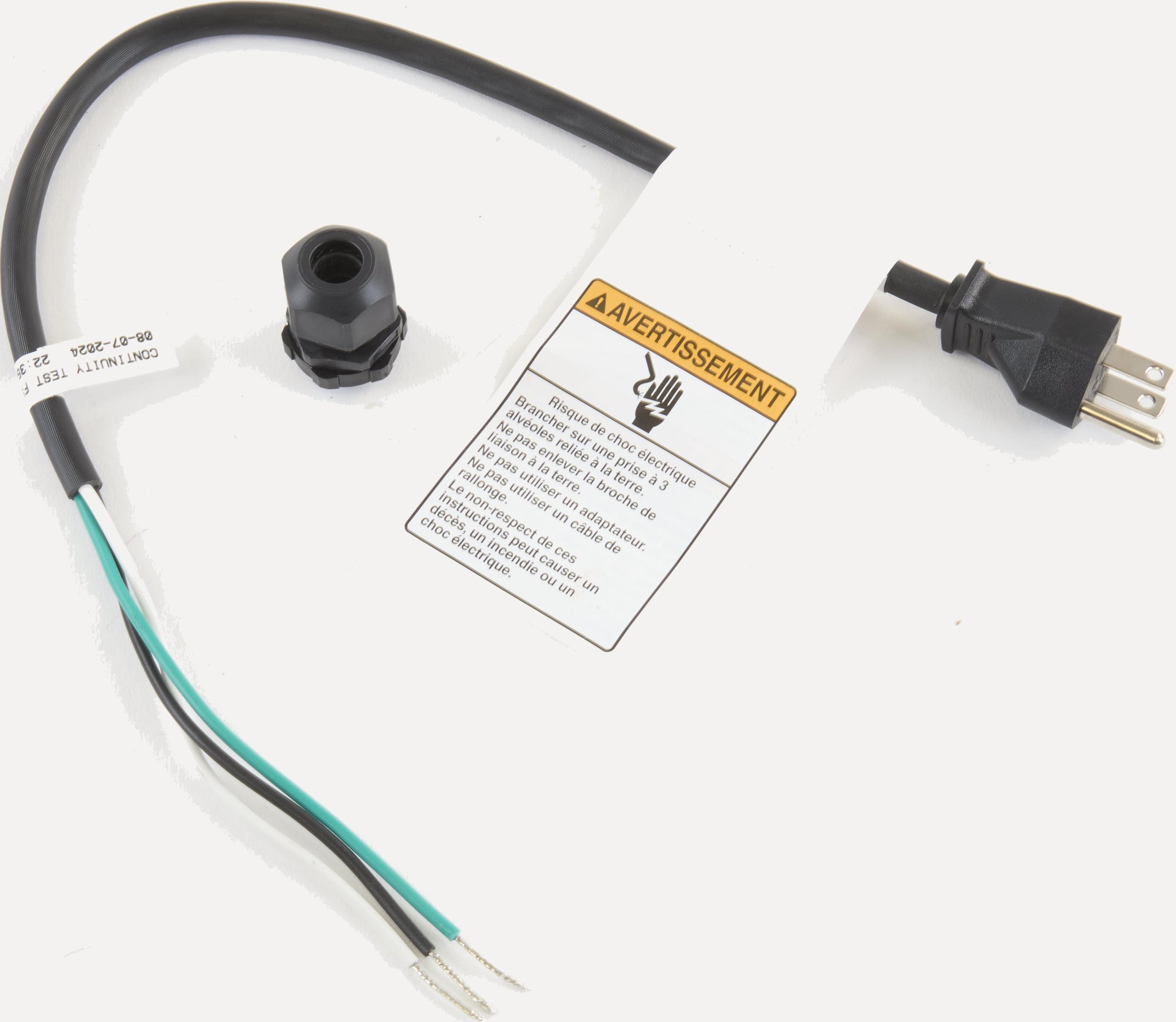 Whirlpool Dishwasher Straight Power Cord