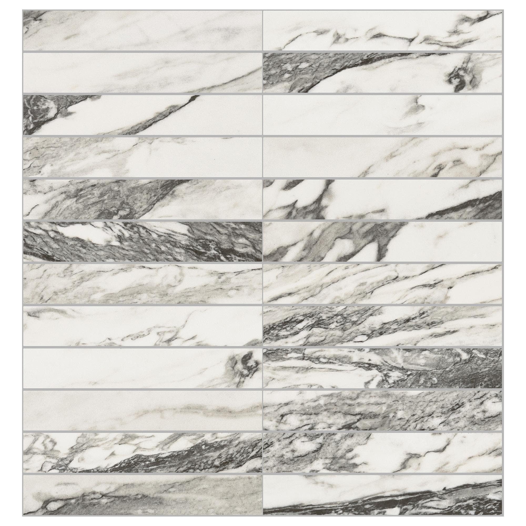 Dal-Tile Divinium Calypso 9-3/4'' x 11-1/2'' Ceramic Mosaic Sheet
