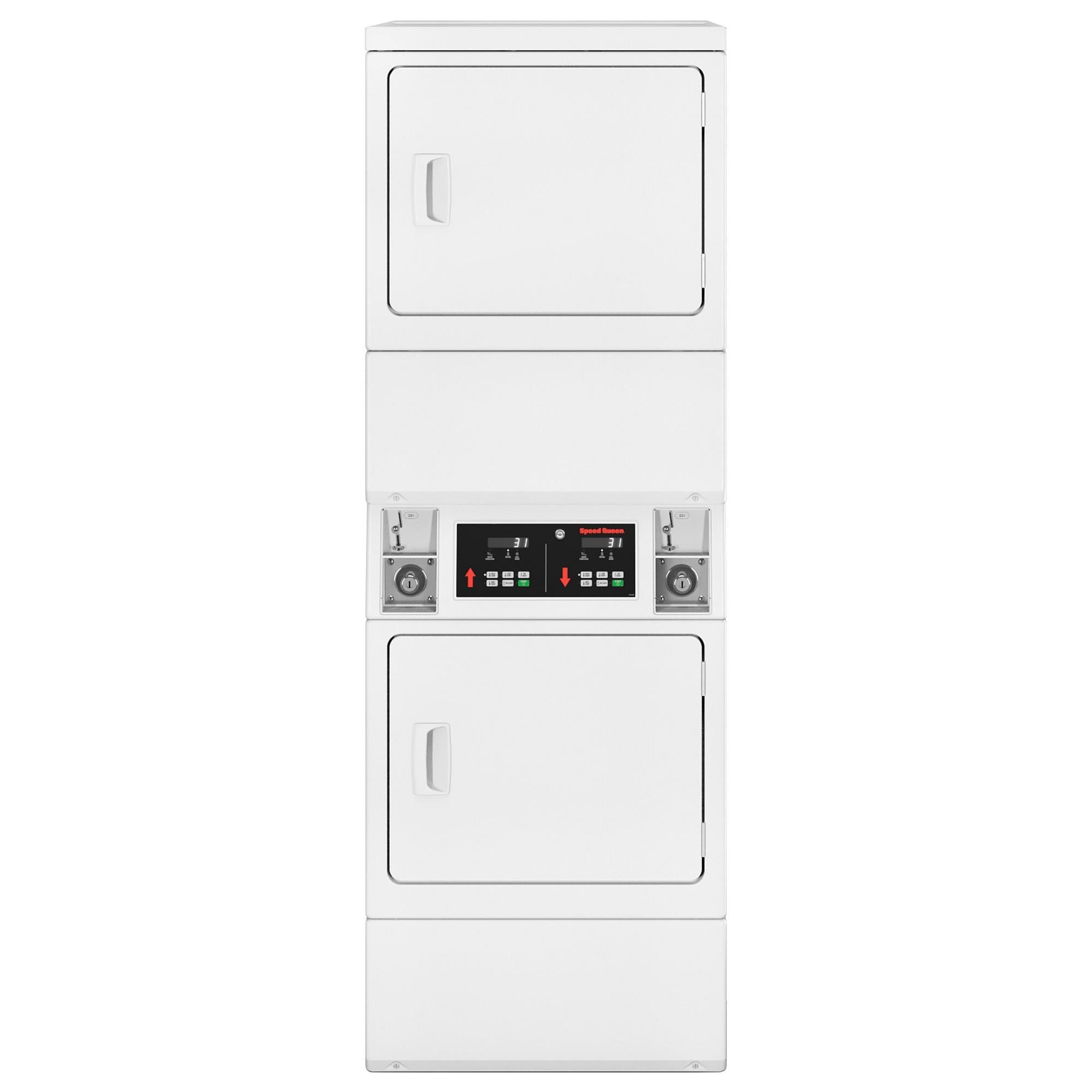 Speed Queen 14 Cu. Ft. Front Load Gas Commercial Stacked Dryer in