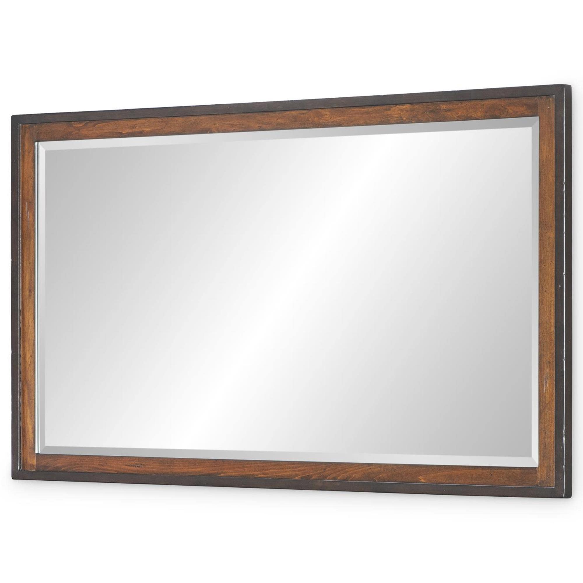 St Claire Home Fenmore Dresser Mirror in Distressed Cherry and