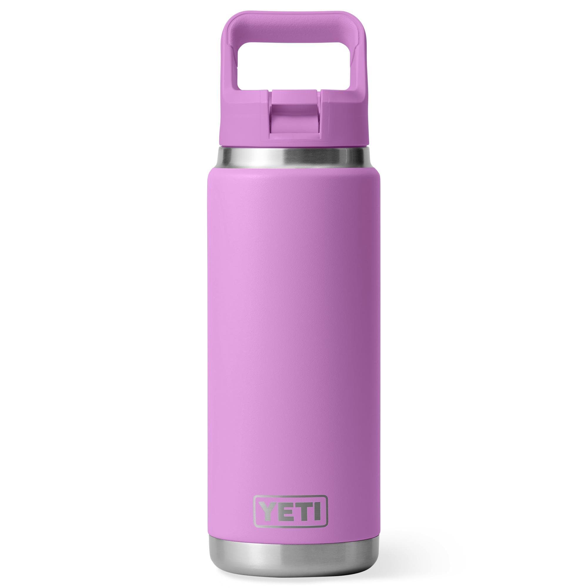 YETI Rambler 26 Oz Water Bottle with Color-Blocked Straw Cap in