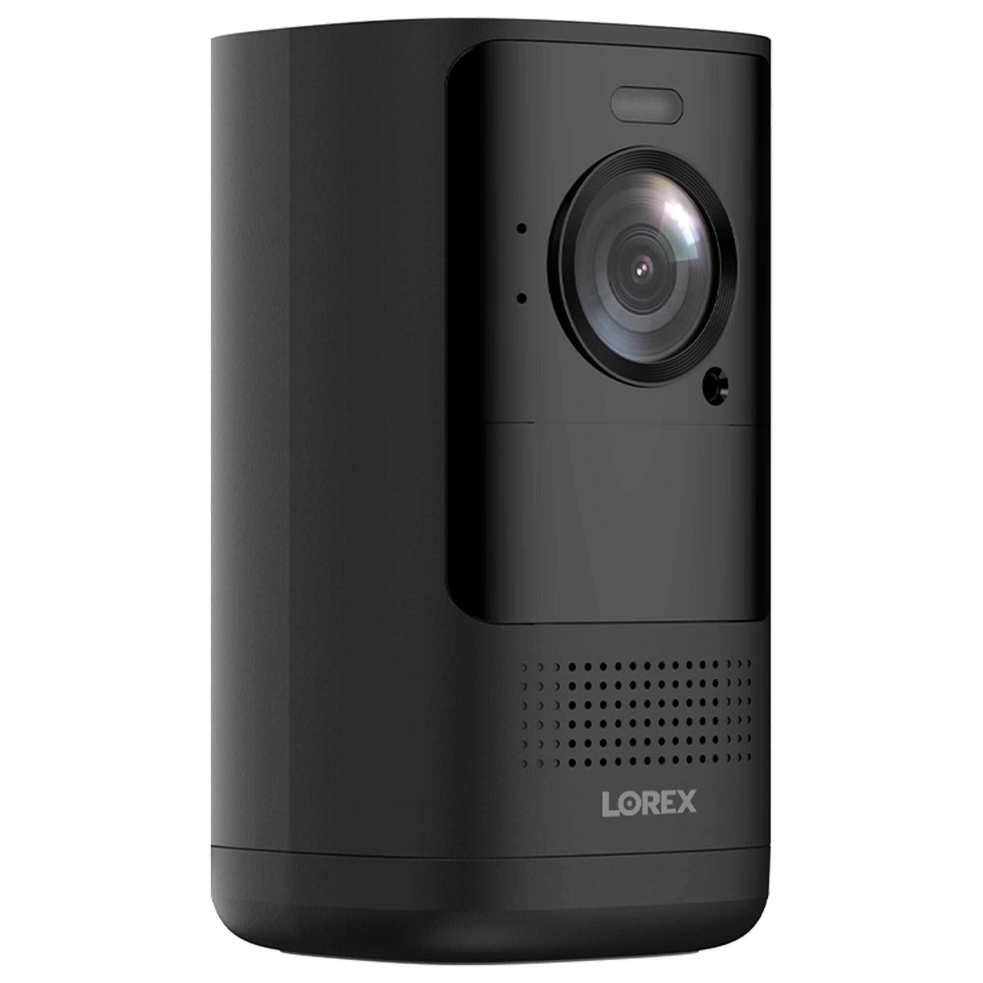 Lorex 4K Spotlight Battery Wi-Fi Outdoor Security Camera in Black
