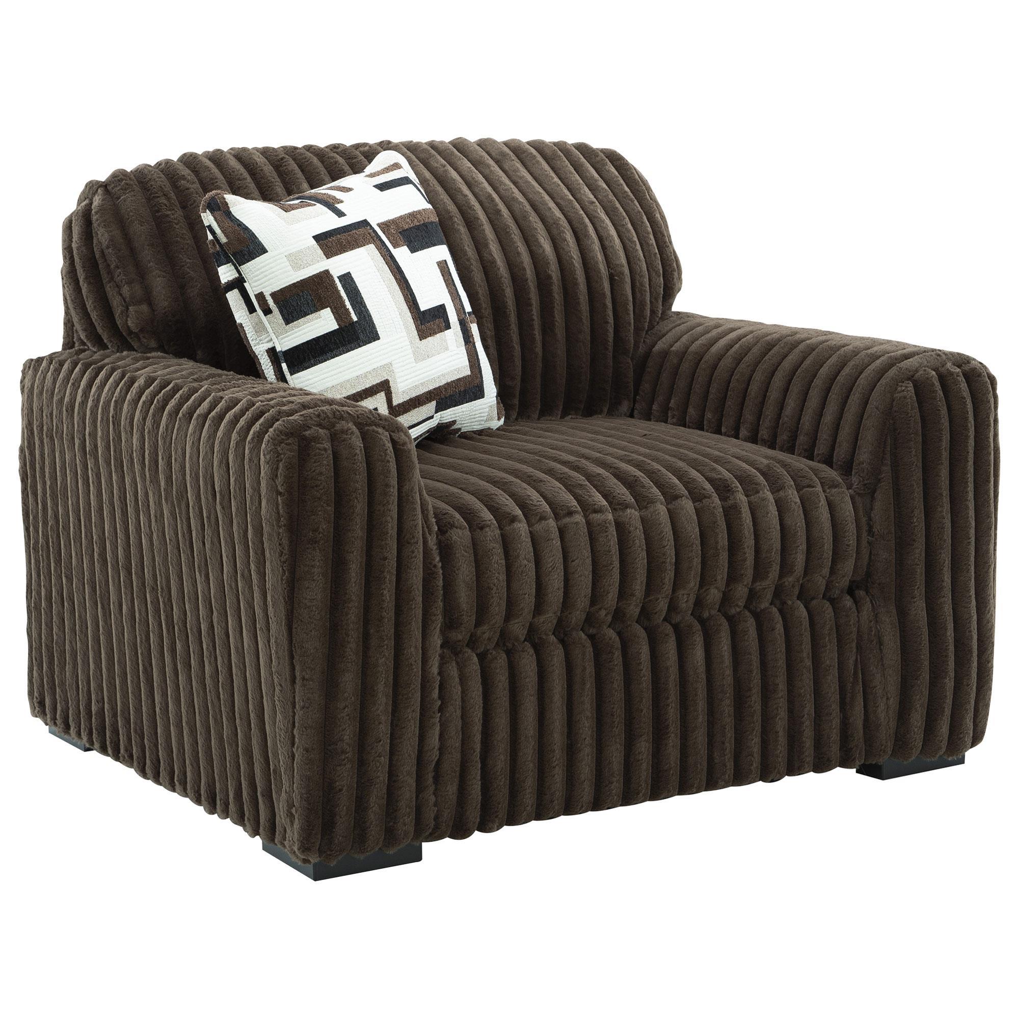 Ashley Midnight-Madness Chair and a Half in Chocolate