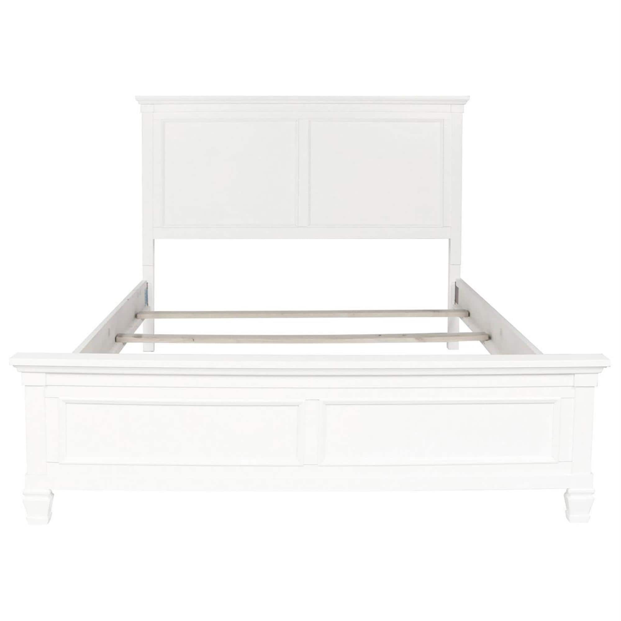 New Heritage Design Tamarack Queen Panel Bed In White Nebraska Furniture Mart