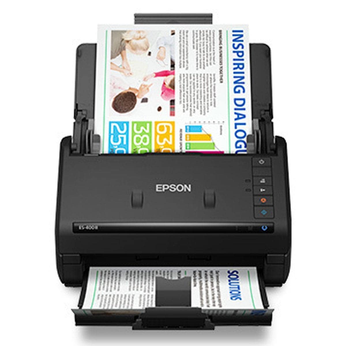 Epson WorkForce ES-400 II Duplex Desktop Document Scanner in Black