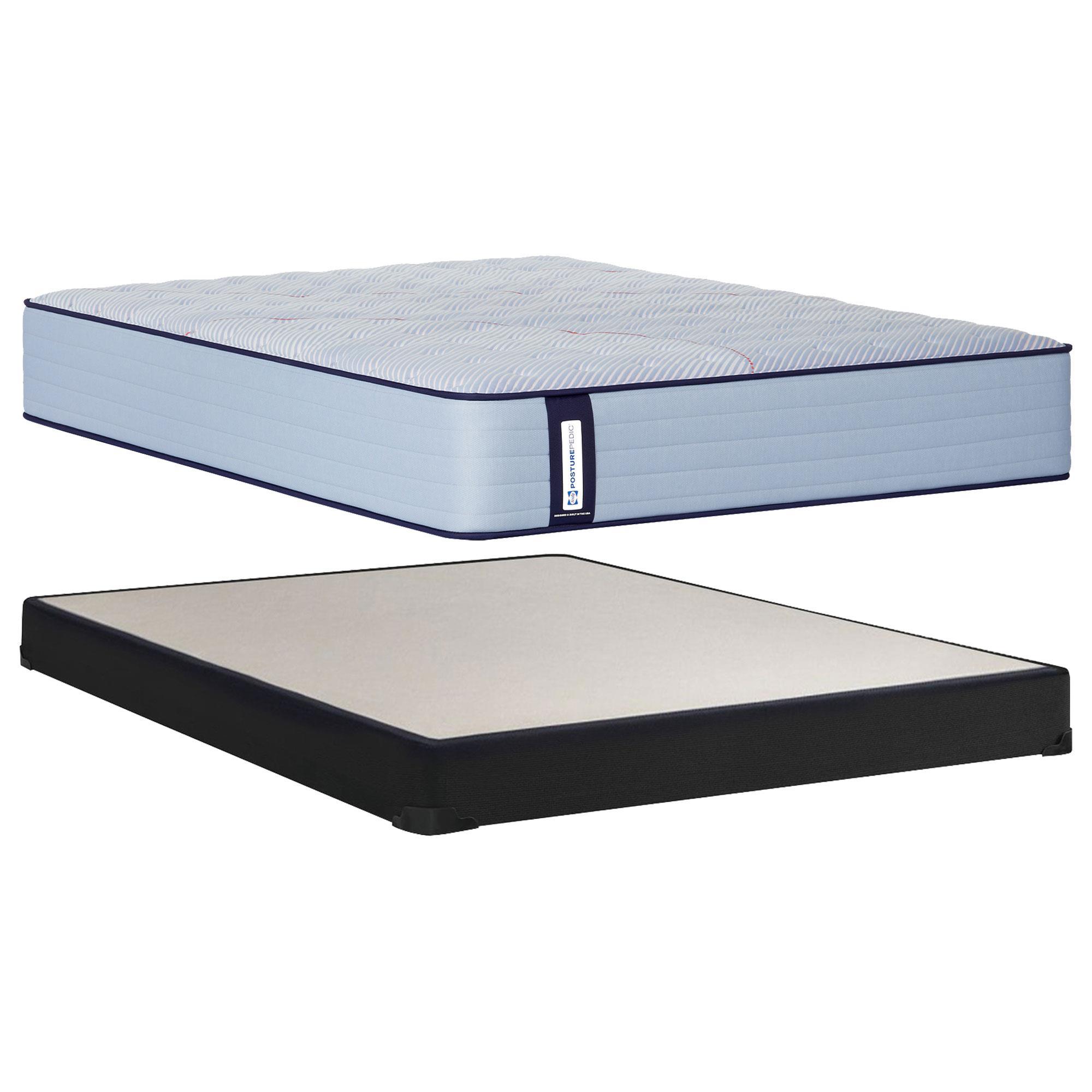 Sealy Kinney Firm Queen Mattress with High Profile Box Spring