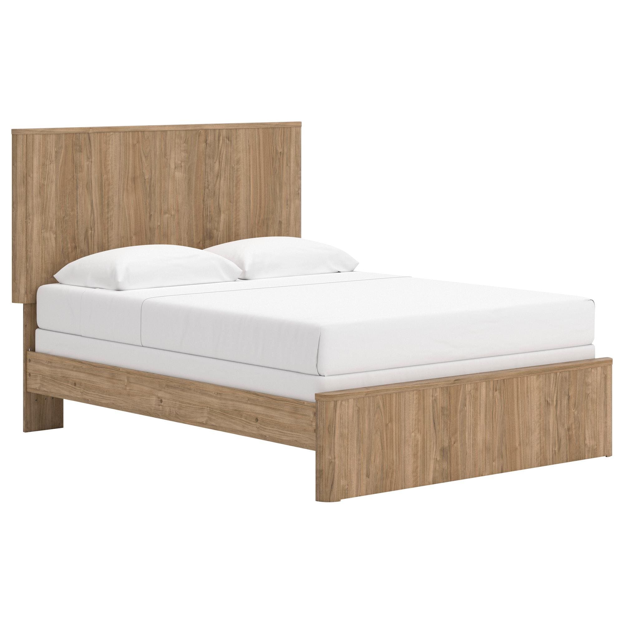 Ashley Gramburg Full Panel Bed in Warm Brown