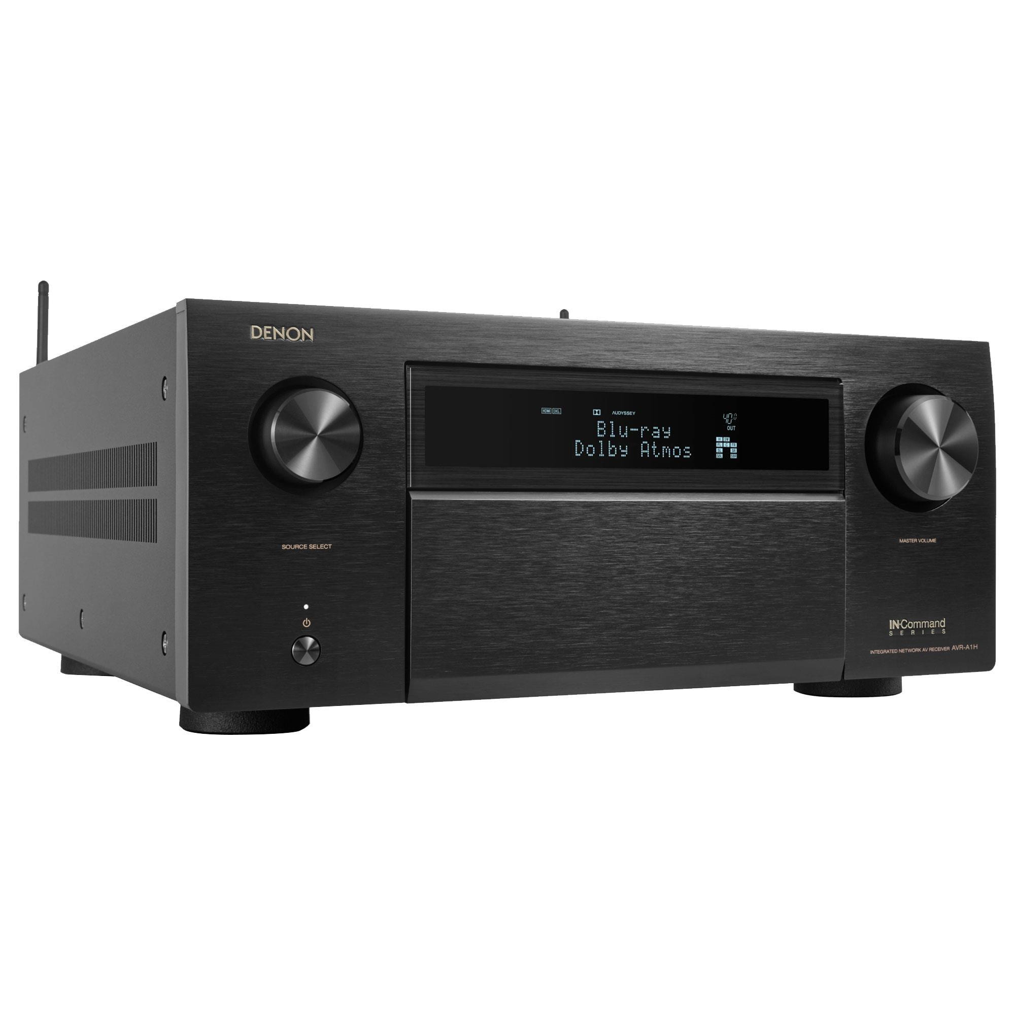 DENON AVアンプ 本体 Denon 150W 15.4-Channel AV Receiver in Black