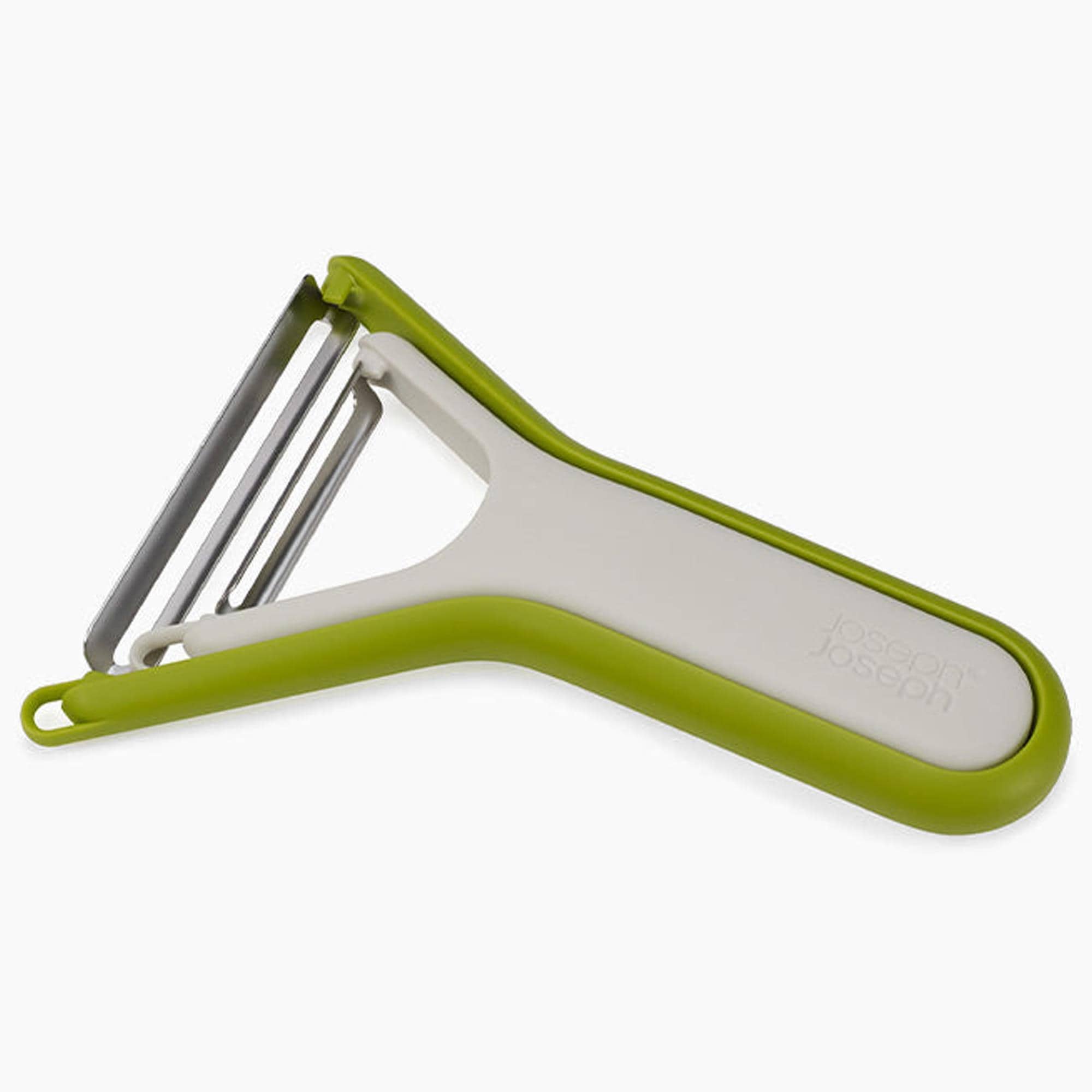 Joseph Joseph Nest 2-Piece Peeler Set in Stone and Green