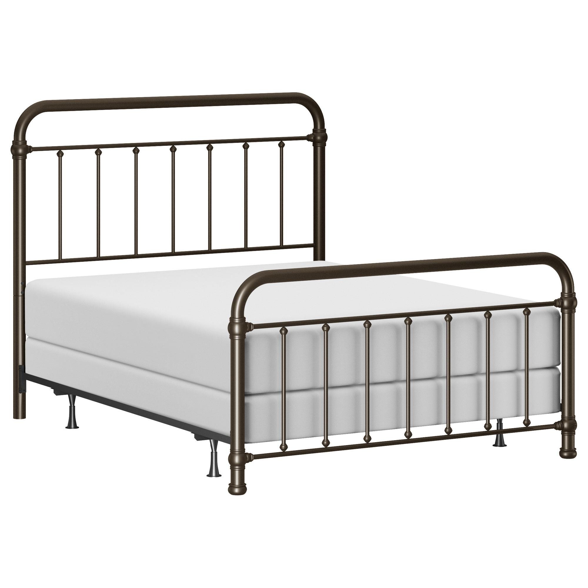 ハムリウム Richlands Furniture Kirkland Queen Slat Metal Bed in Dark Bronze