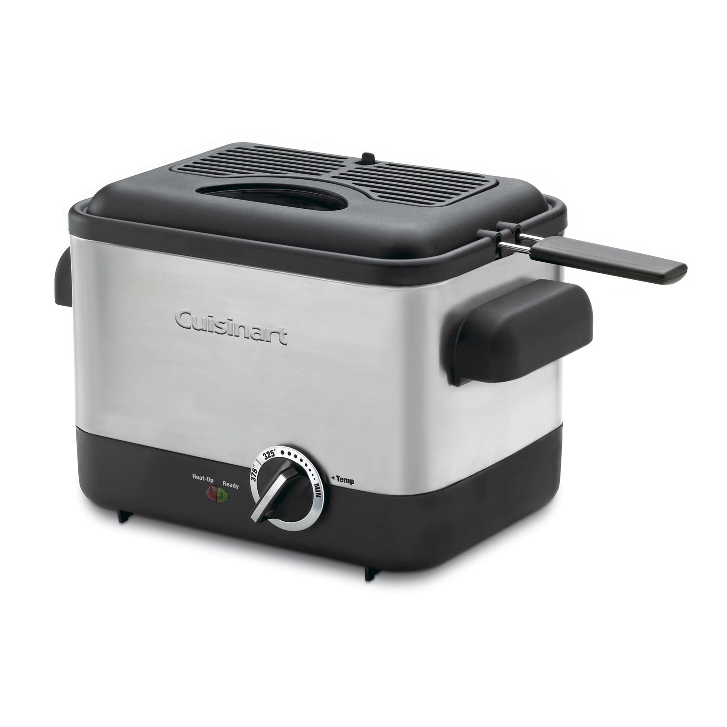 【新品・未使用】cuisinart クイジナート deep fryer Cuisinart 1.1 L Analog Compact Deep Fryer in Black Stainless Steel