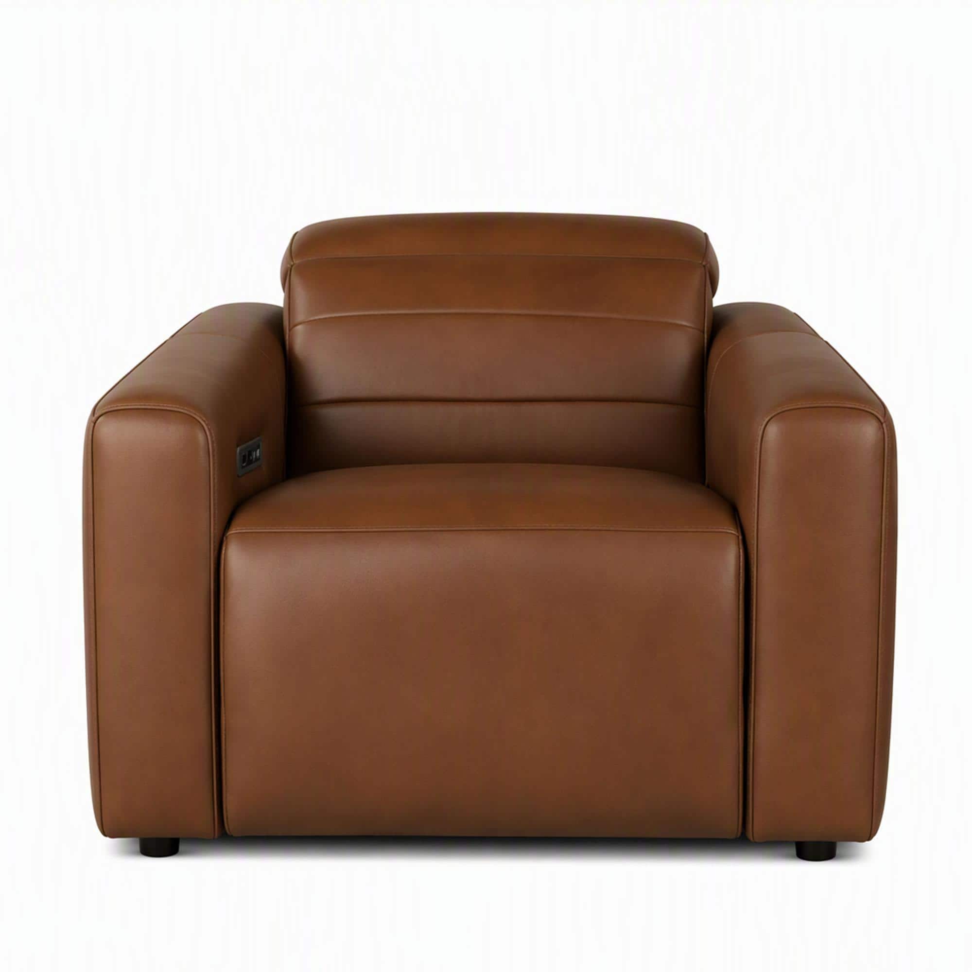 Italiano Furniture Krewe Power Recliner with Power Headrest in