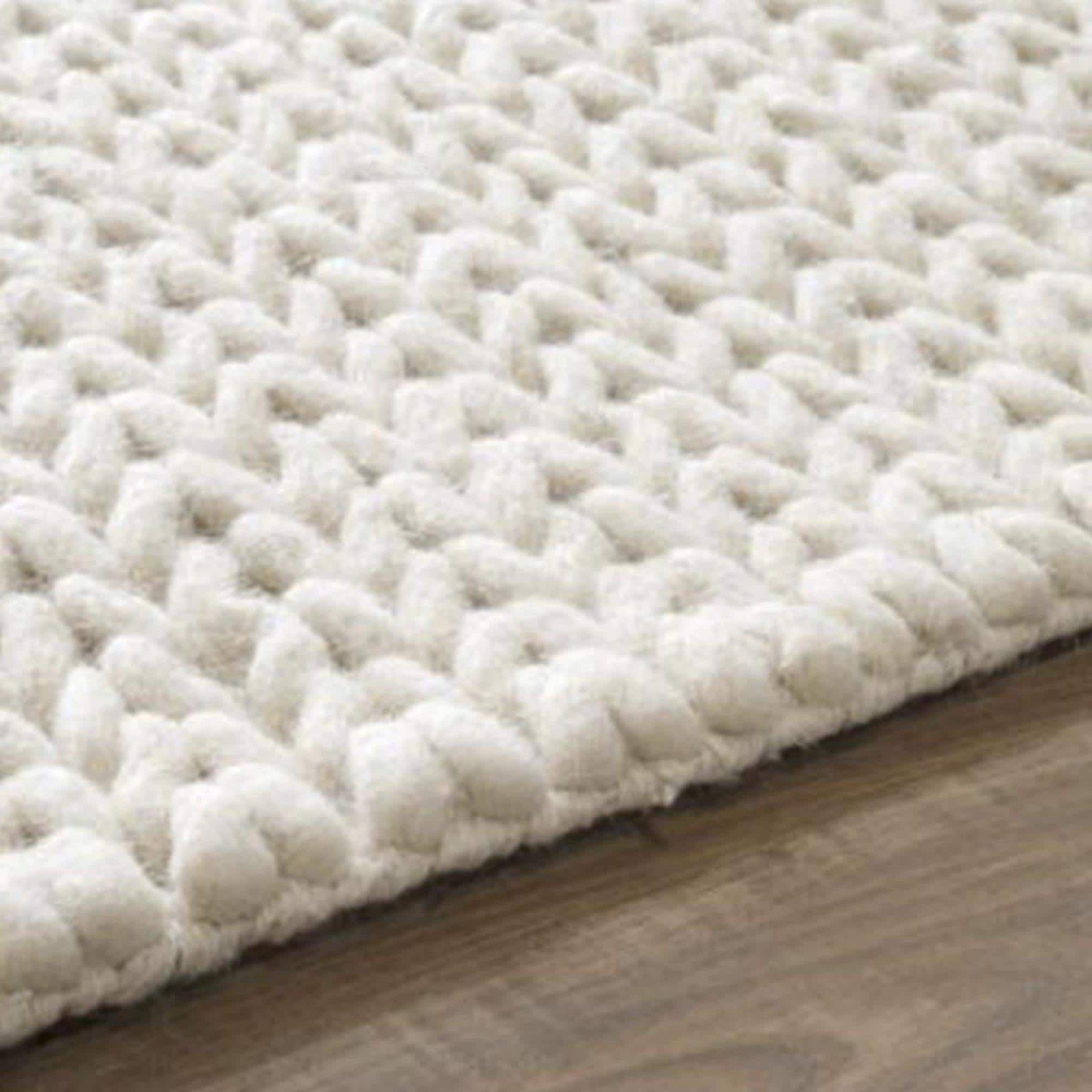nuLOOM Textures CB01406 4' x 6' Off White Area Rug Nebraska