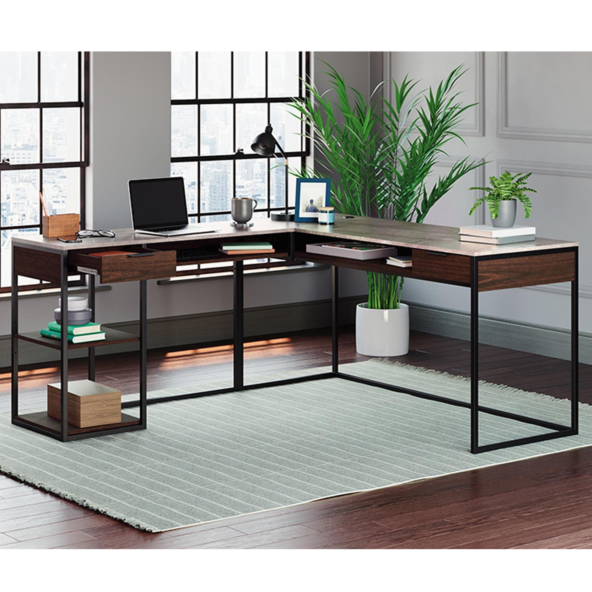 Sauder international lux desk sales