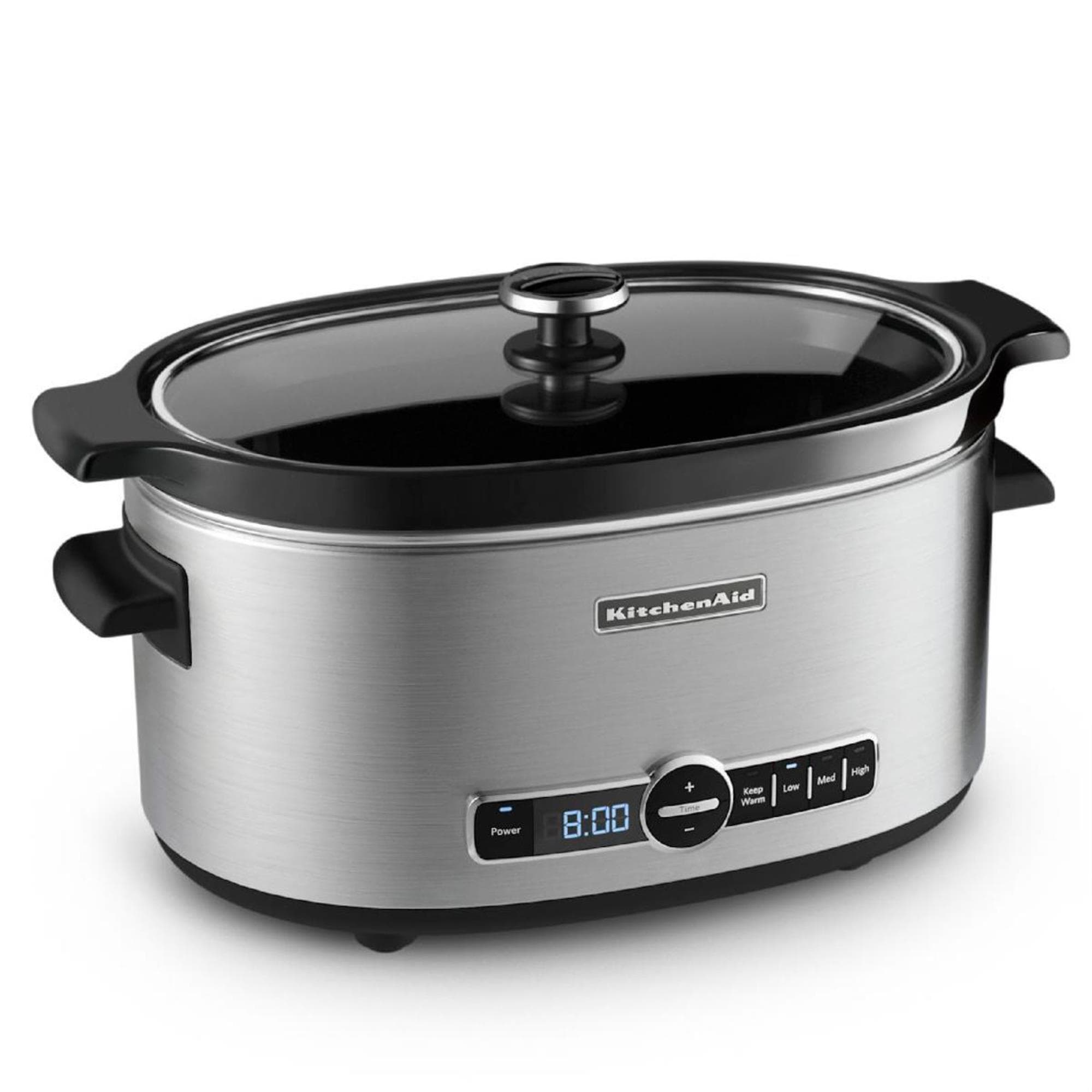 Open Box: KitchenAid KSC700GC Gloss Cinnamon Stainless Steel Slow Cooker 