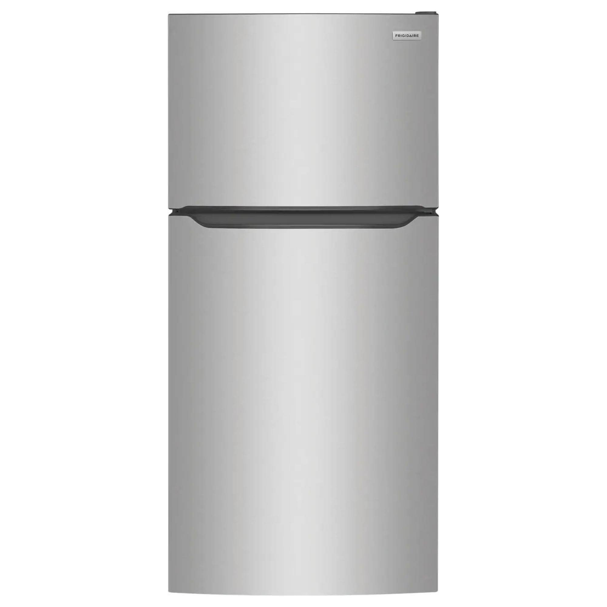 Frigidaire 18.3 Cu. Ft. Top Freezer Refrigerator in Stainless Steel Shop NFM