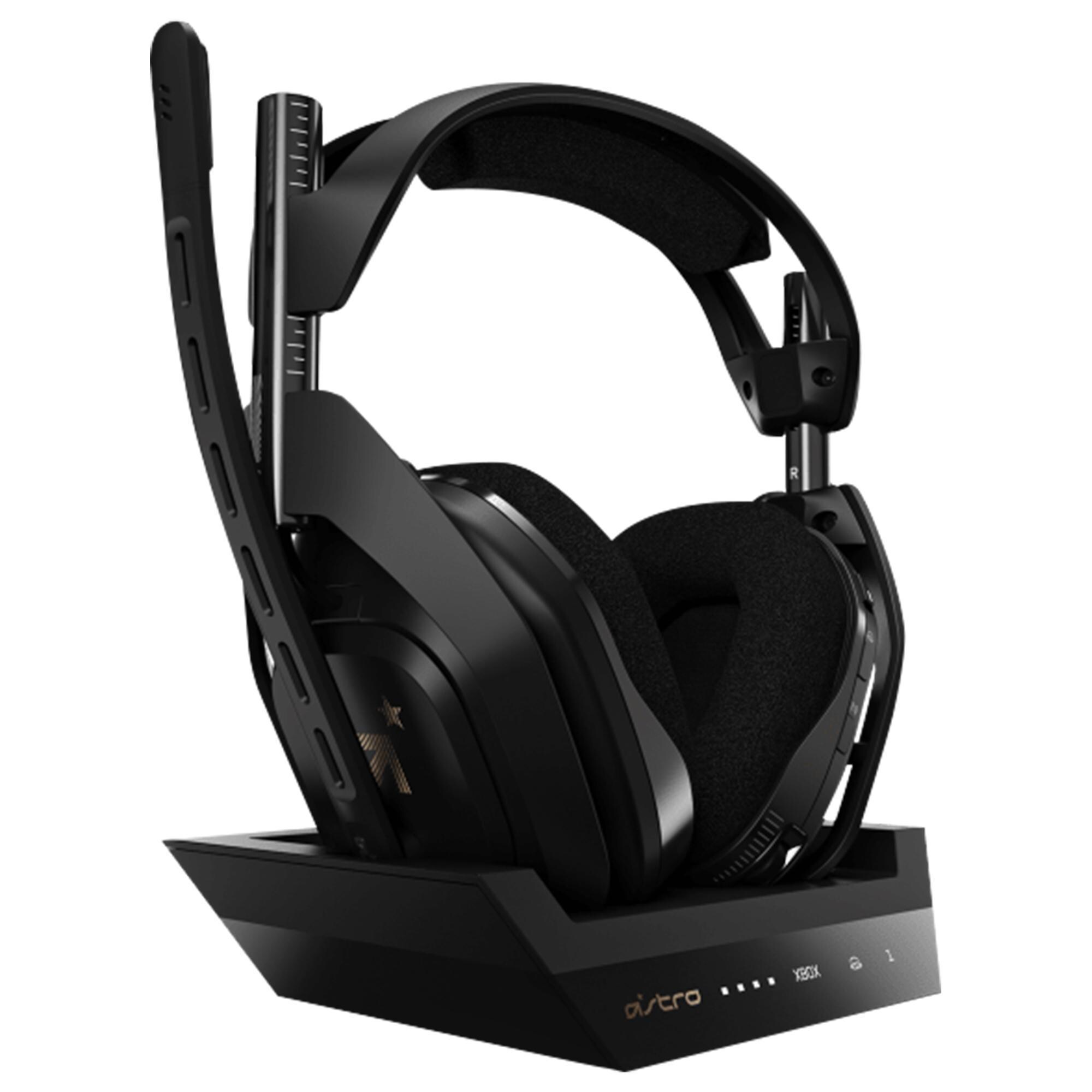 Astro A50 Wireless Headset With Base Station Compatible In Black Xbox One Nebraska Furniture Mart