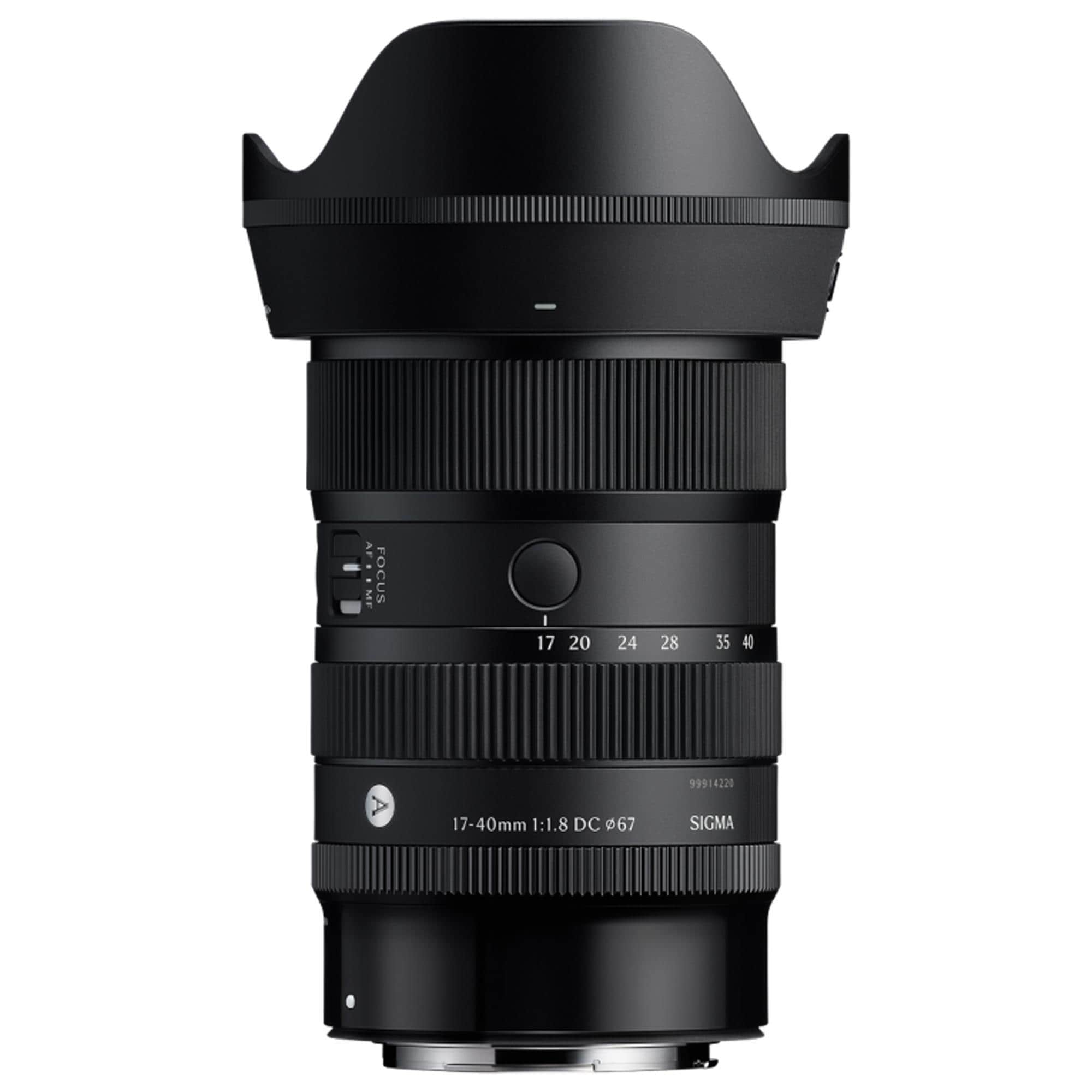 Sigma 17-40mm f/1.8 DC Art Lens for Canon RF in Black