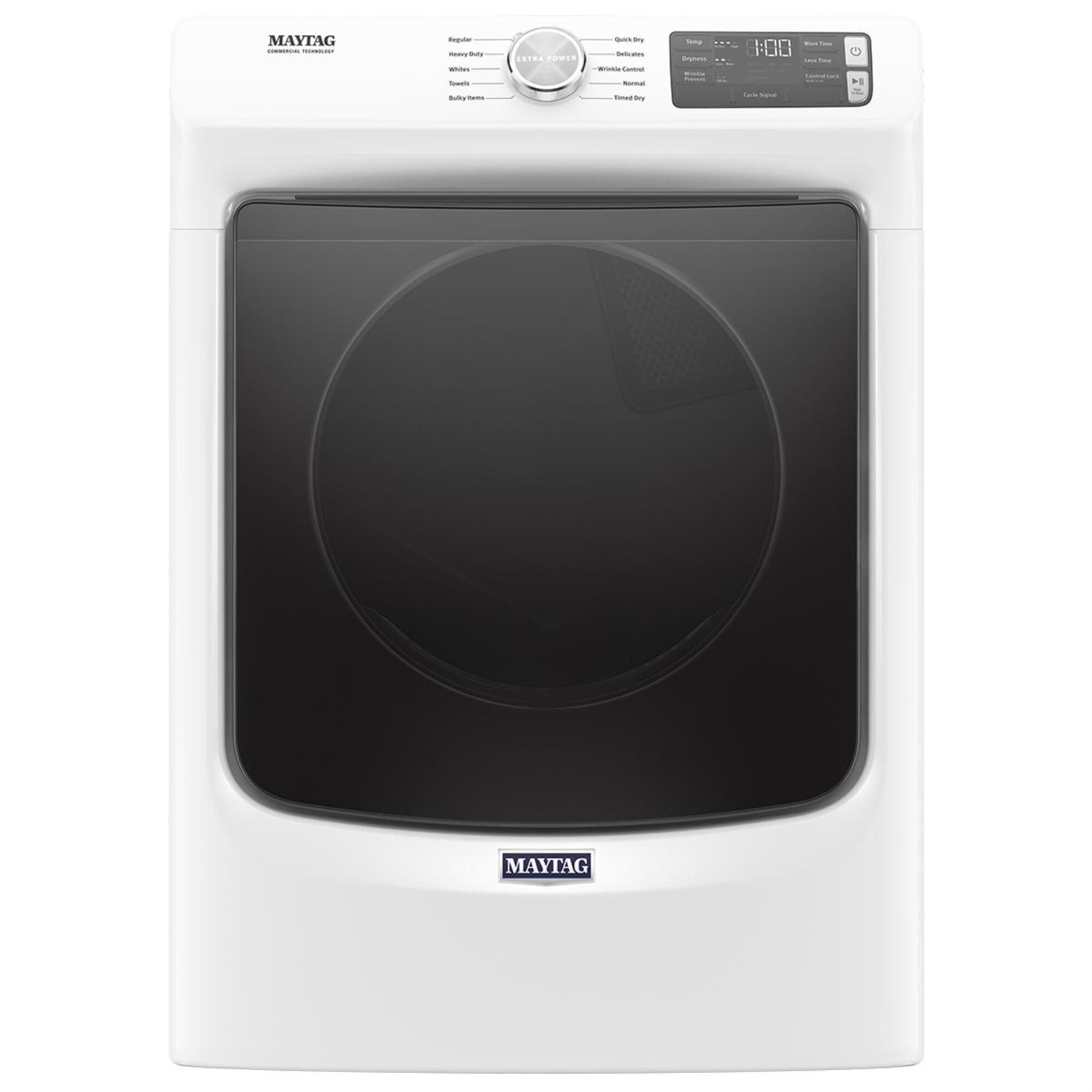 Maytag 27" Electric Dryer in White Nebraska Furniture Mart