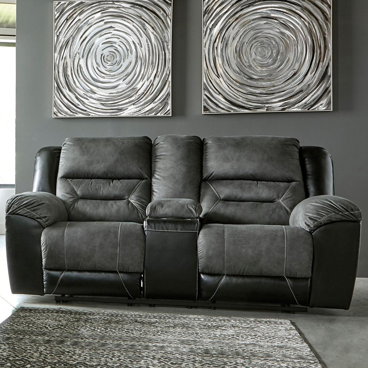 Loveseat recliner nebraska hot sale furniture mart