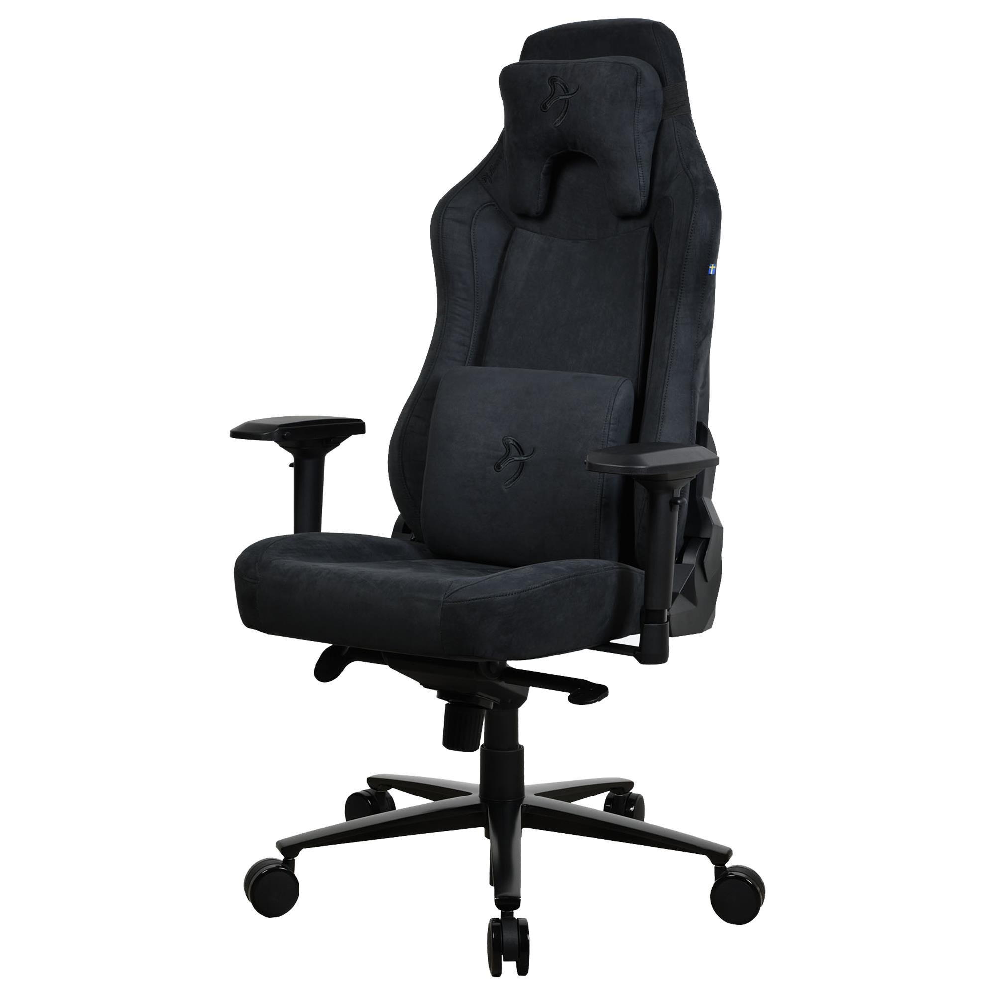 Arozzi Vernazza Supersoft Fabric Gaming Chair in Black