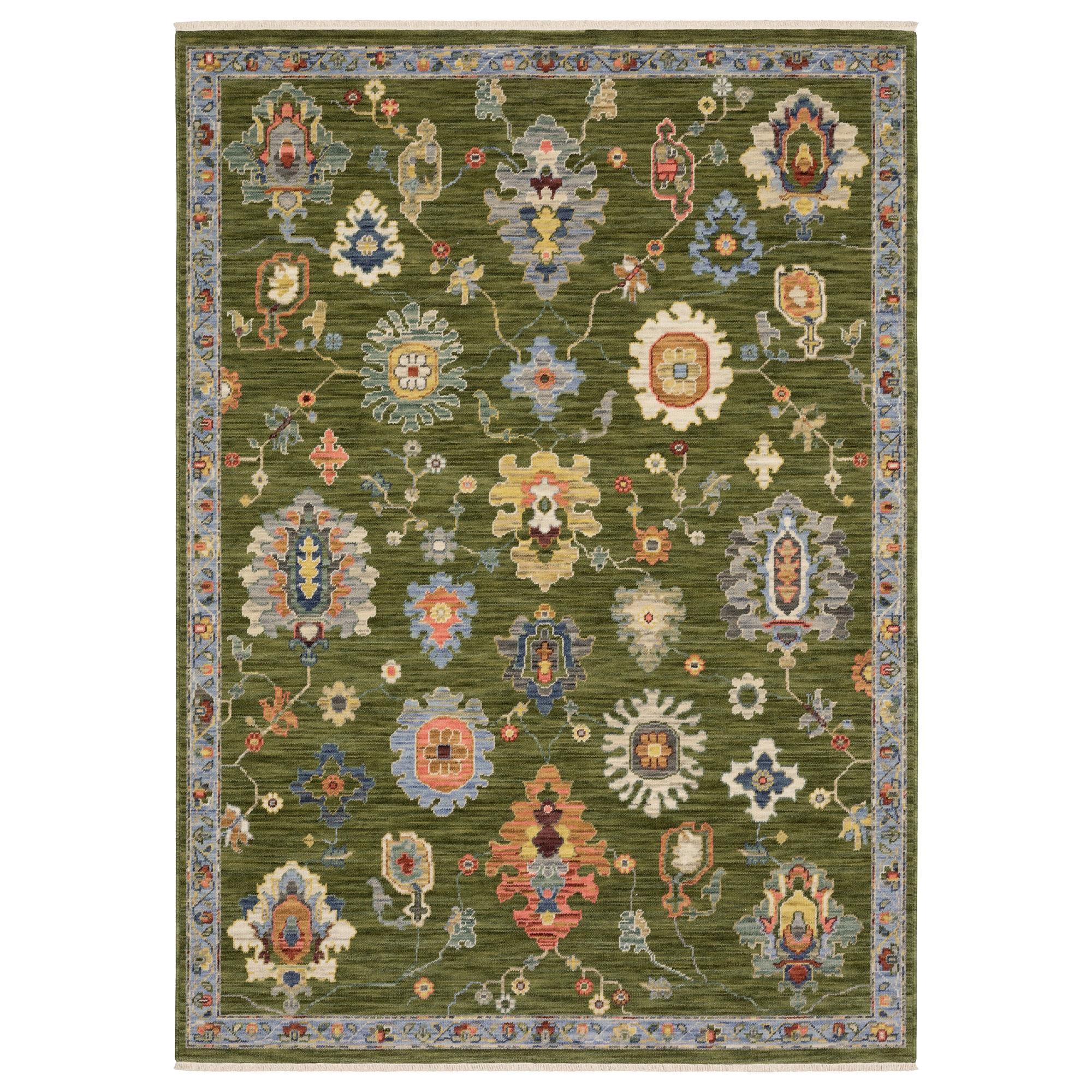 Oriental Weavers Lucca Green 2' x 3' Area Rug