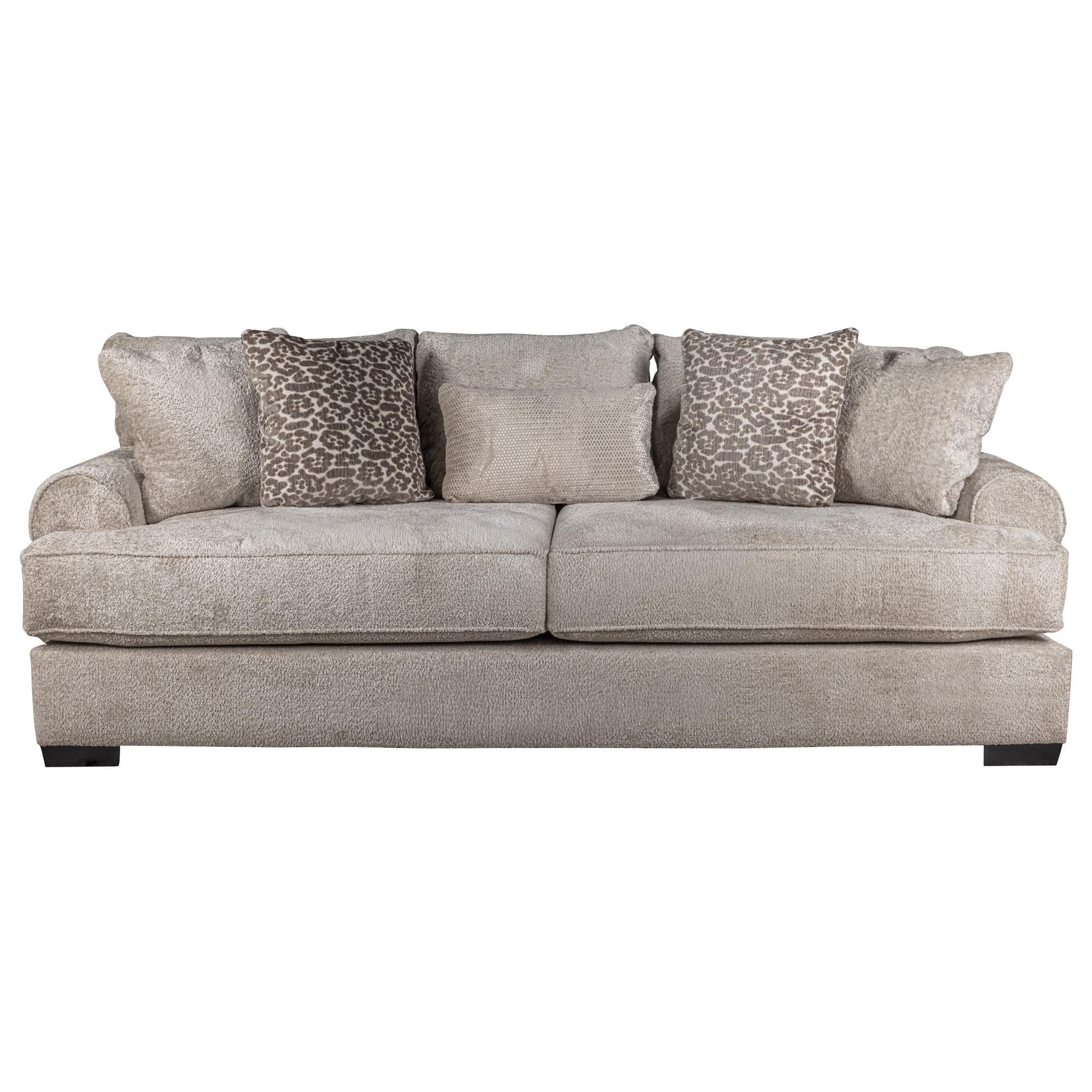 Michael Nicholas Designs Mustang Stationary Sofa in Puppy Storm